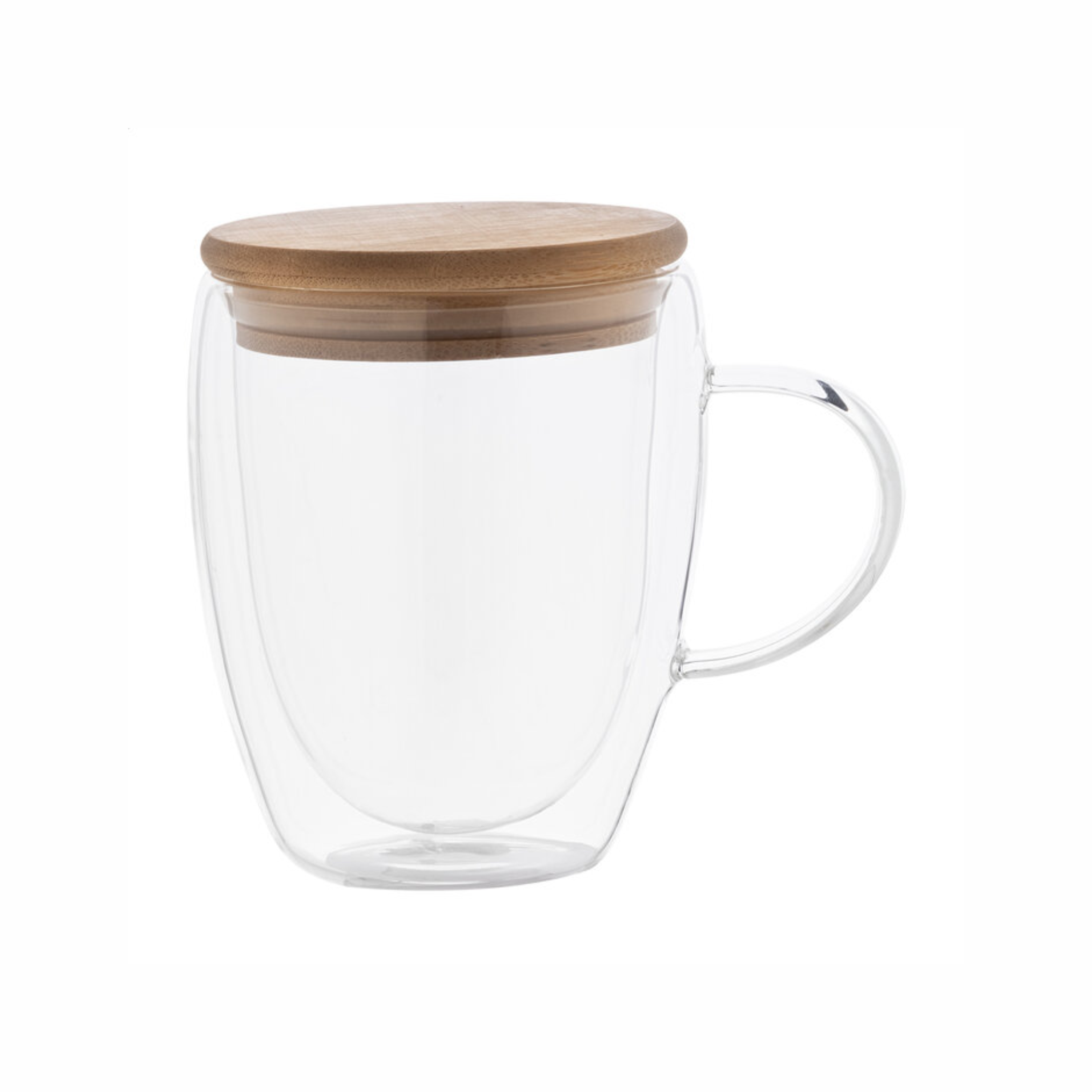 glass mug grobina 350 ml with logo