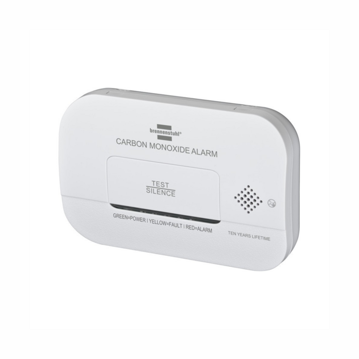 carbon monoxide detector brennenstuhl replaceable battery with logo