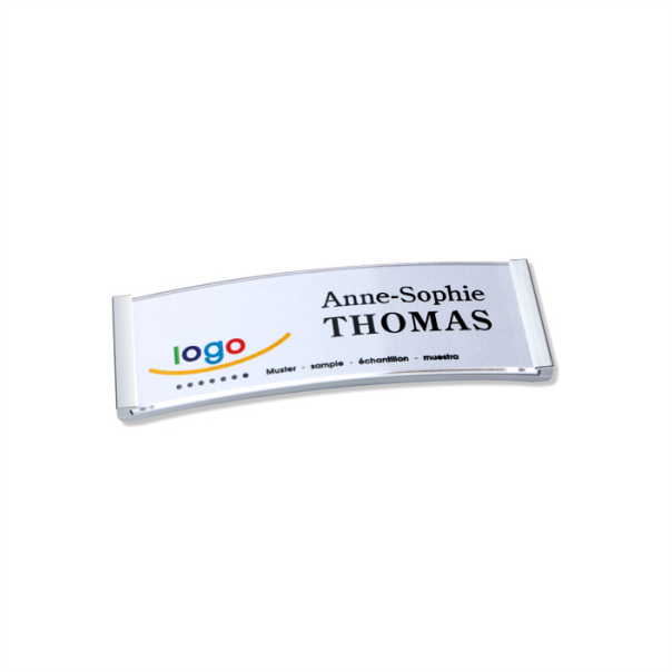 name badge holder - polar with logo