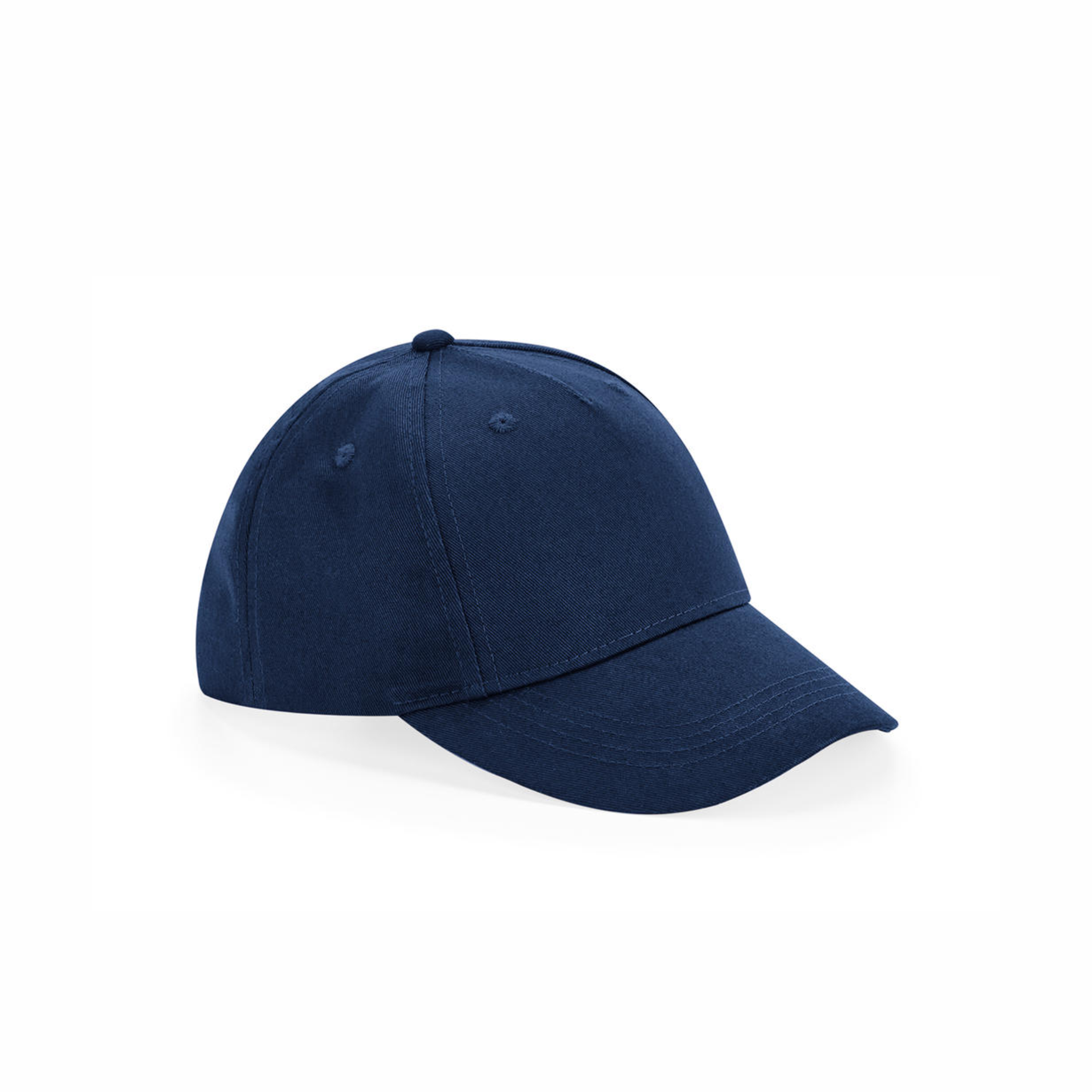 junior organic cotton 5 panel cap with logo