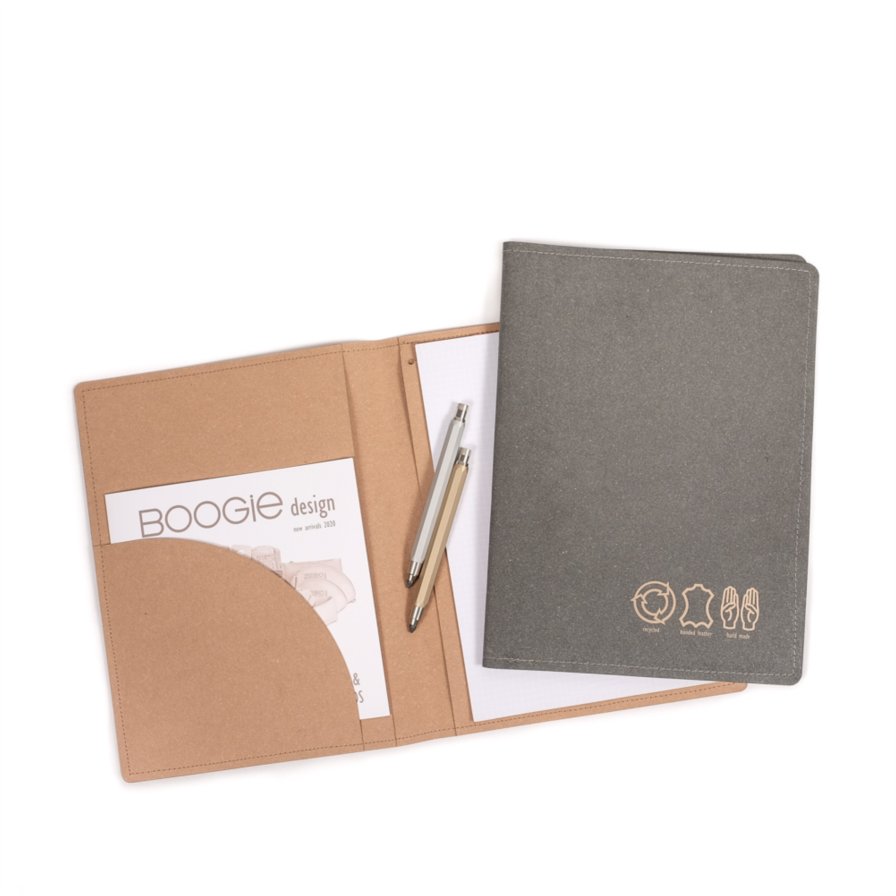 folder a4 with compartments dossier (custom-made) with logo