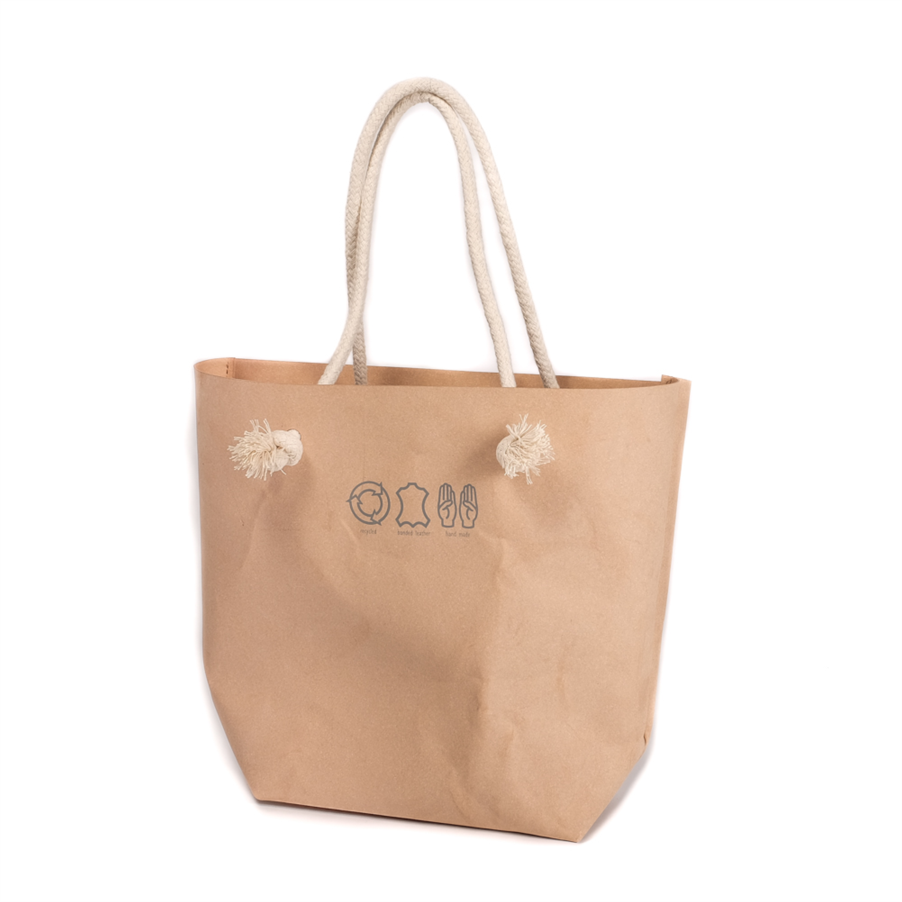 tote bag with thick rope handles (custom-made) with logo