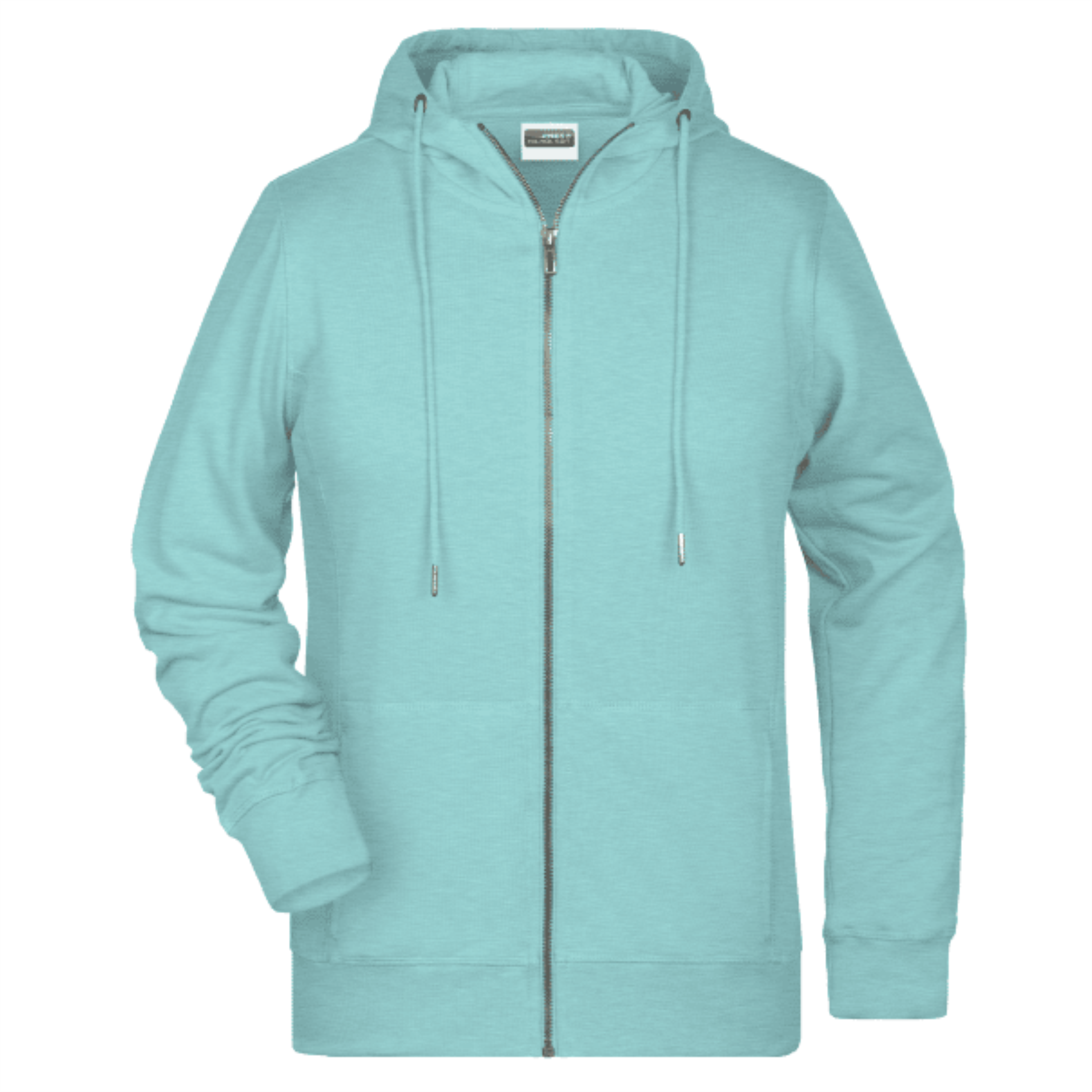 hoodie zip organic women with logo