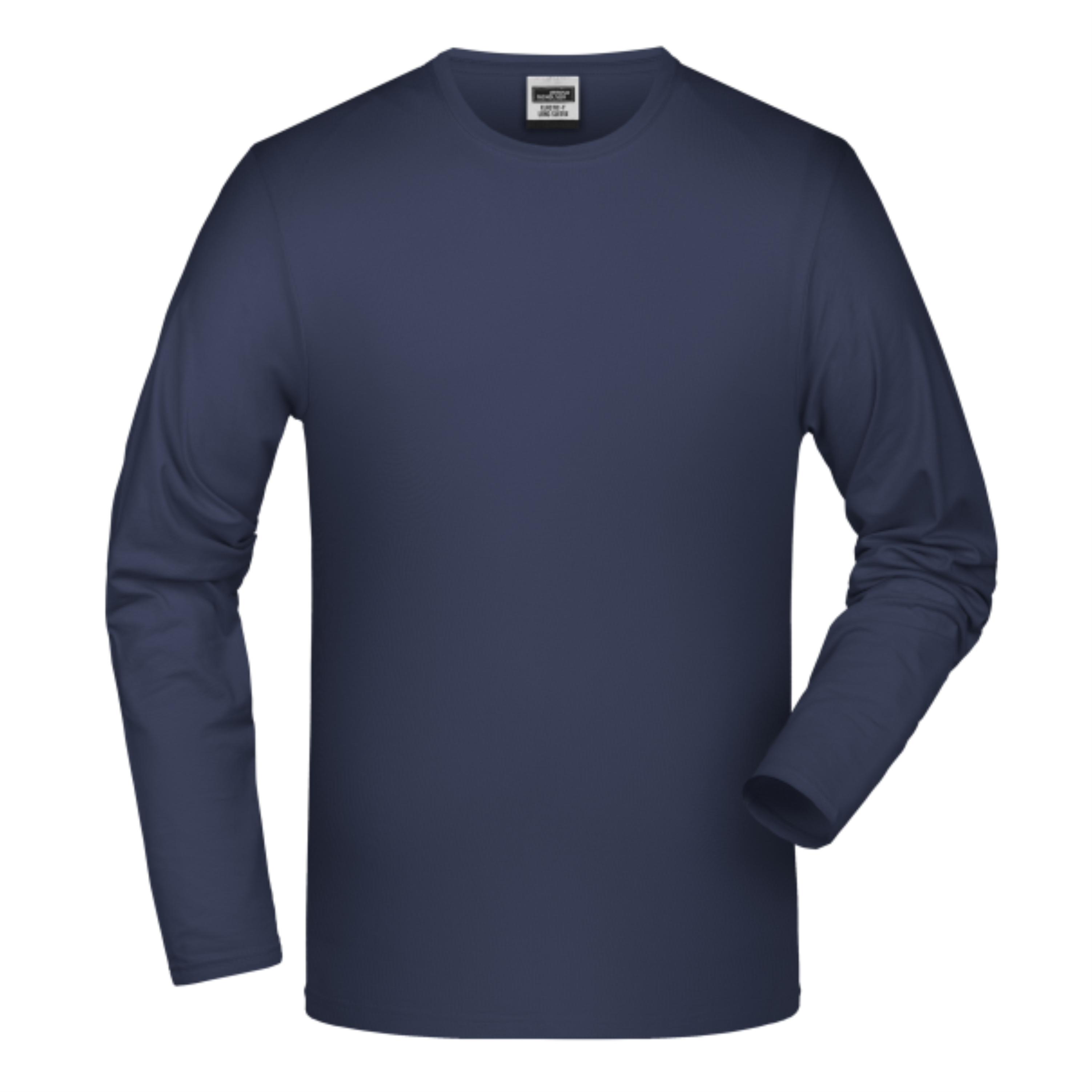 t-shirt long-sleeved elastane men with logo