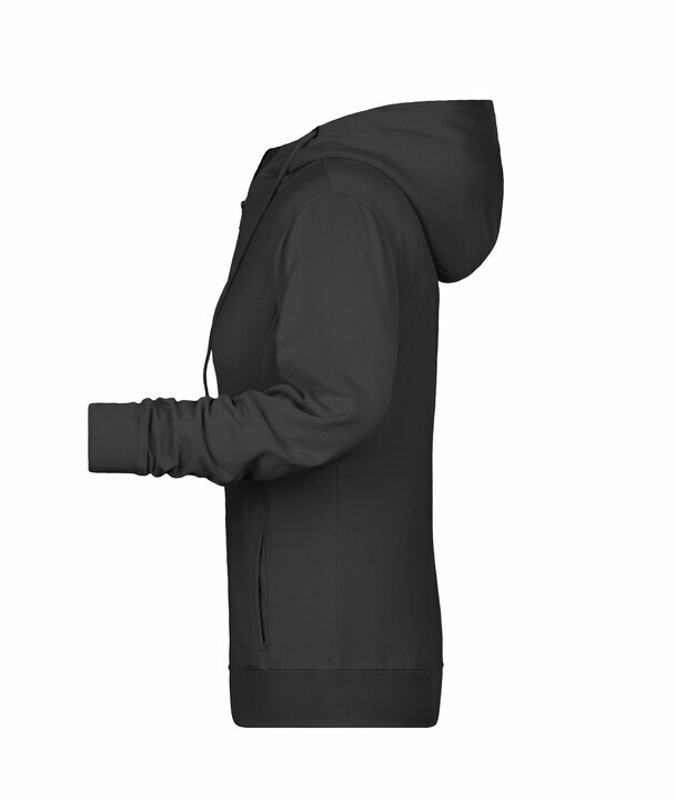 hoodie zip organic women's with logo
