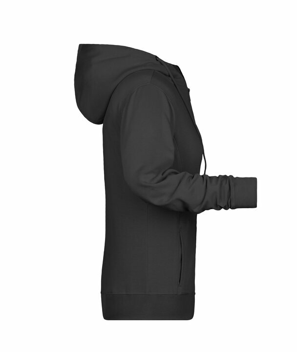 hoodie zip organic women's with logo
