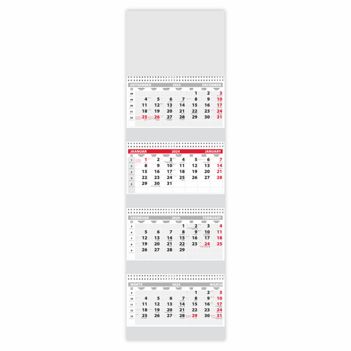 seinakalender trio extra neljaosaline with logo
