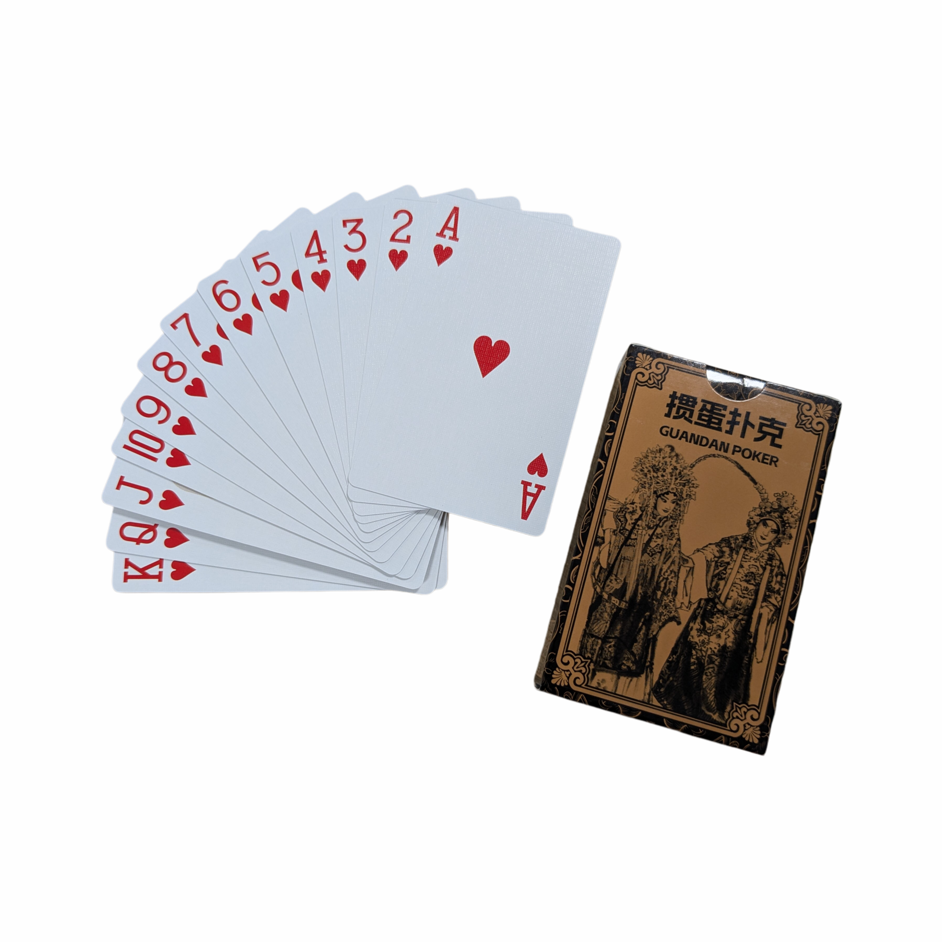 playing cards japanese black core (custom-made) with logo