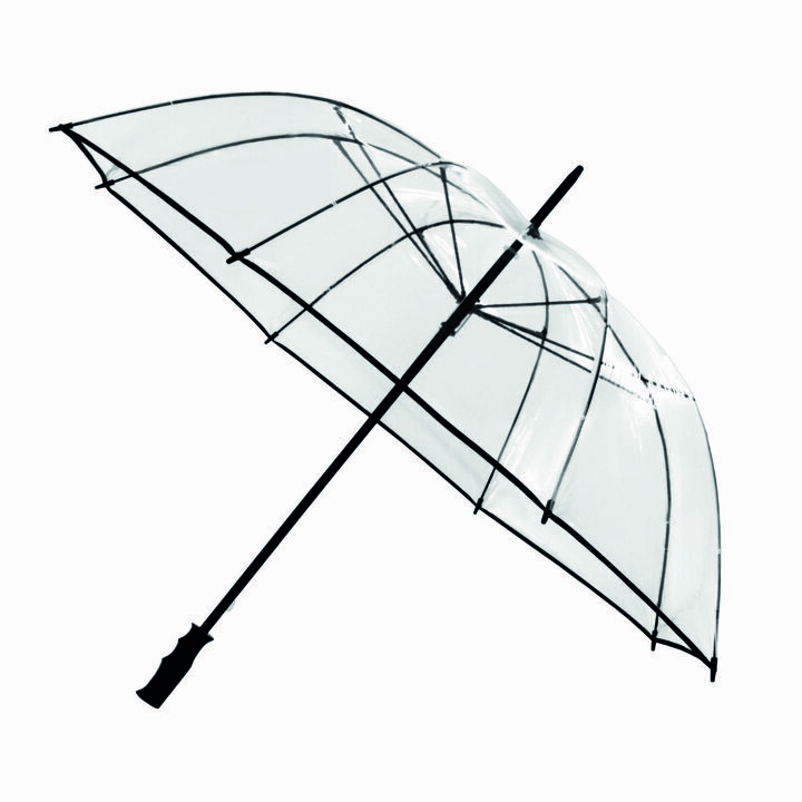 vihmavari ø110 cm läbipaistev with logo