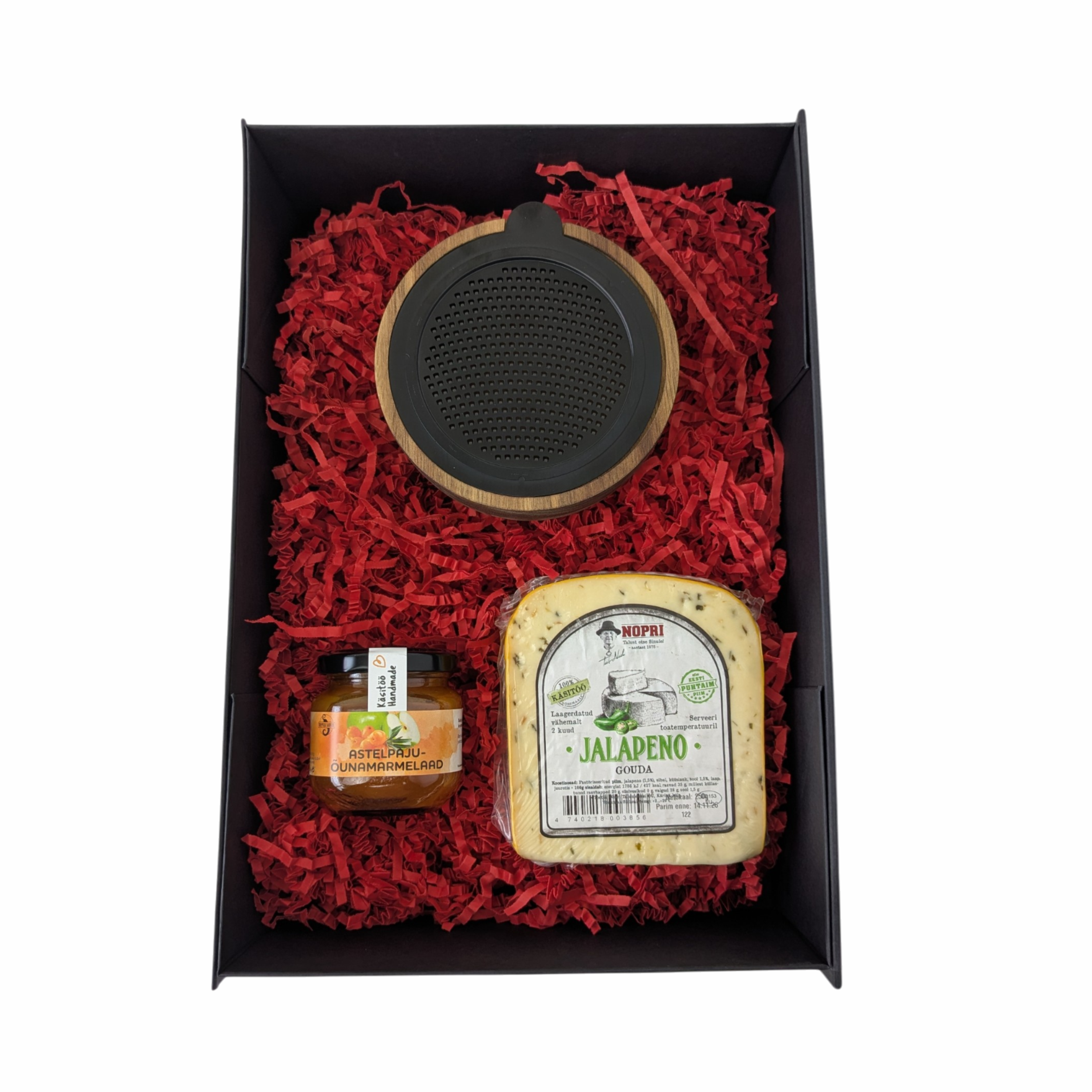 kinkekomplekt juusturiiv, moos, juust with logo