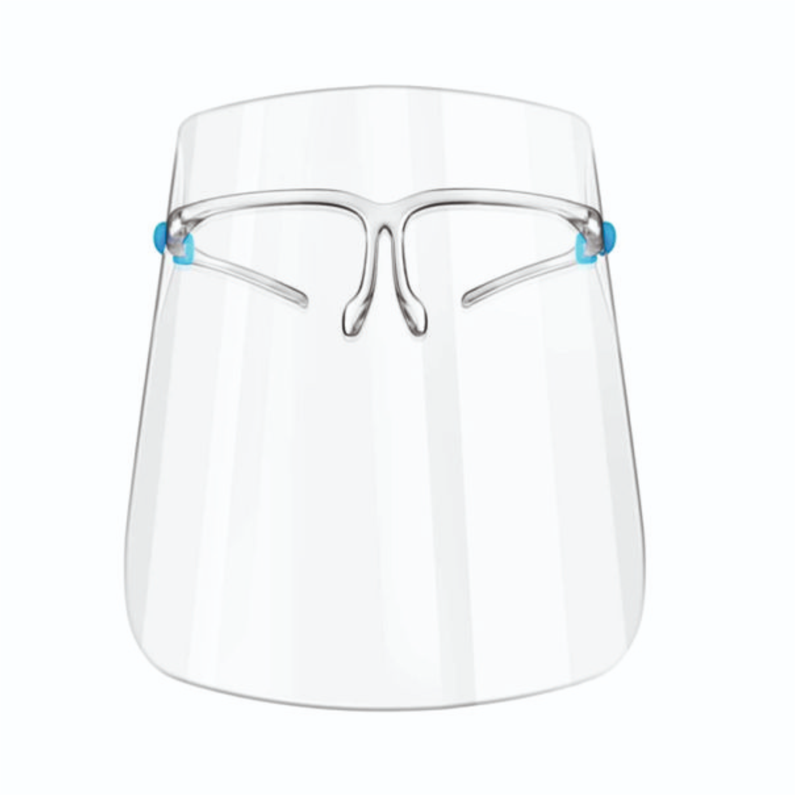 protective visor with glasses with logo