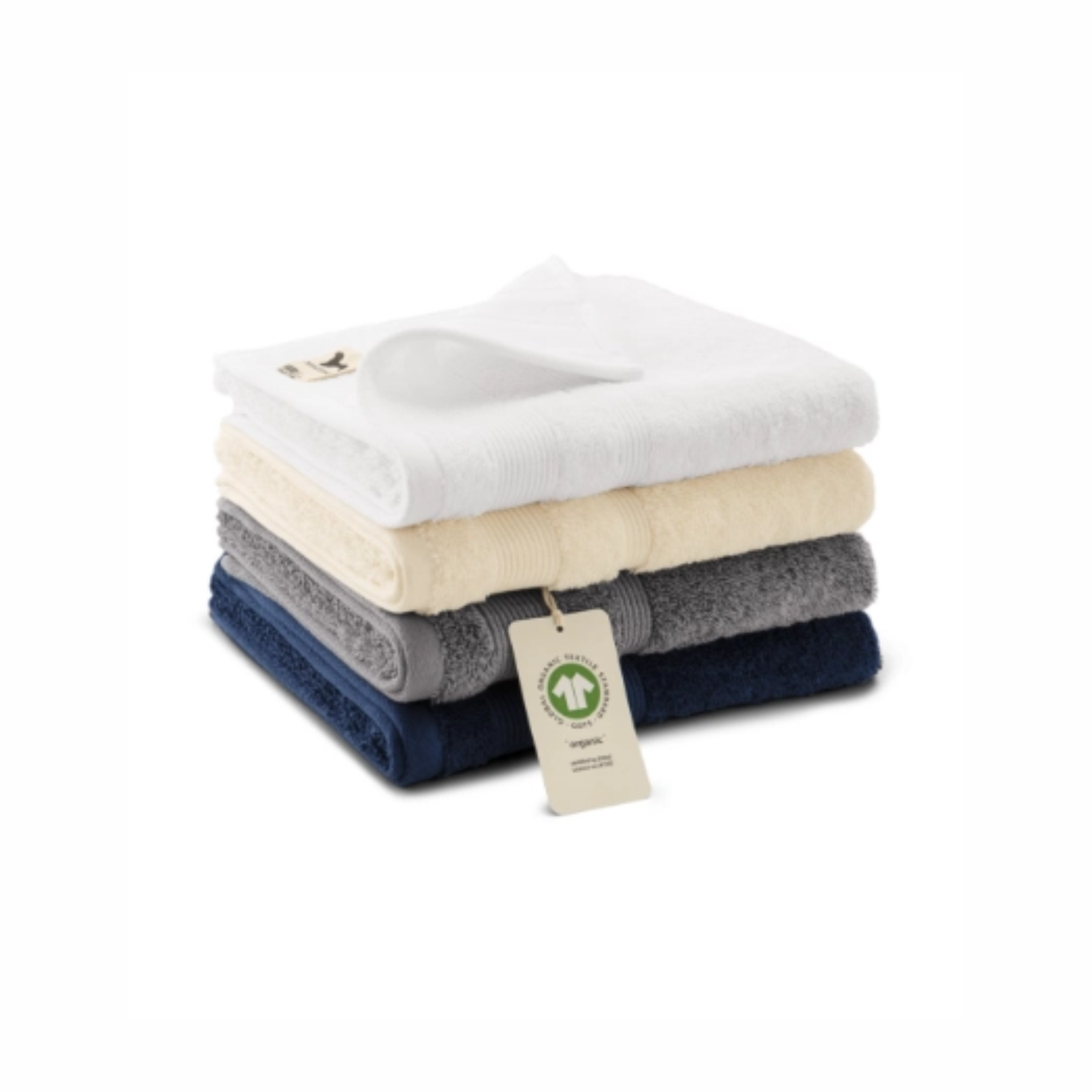 towel unisex organic (gots) 50x100cm with logo