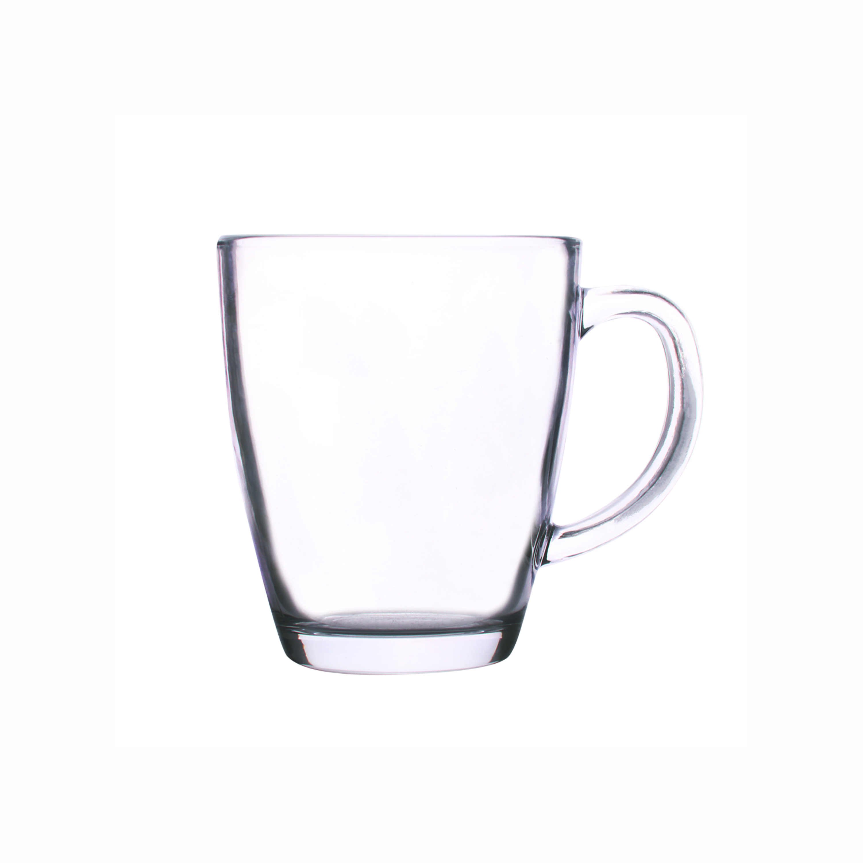 glass mug bell 320 ml with logo