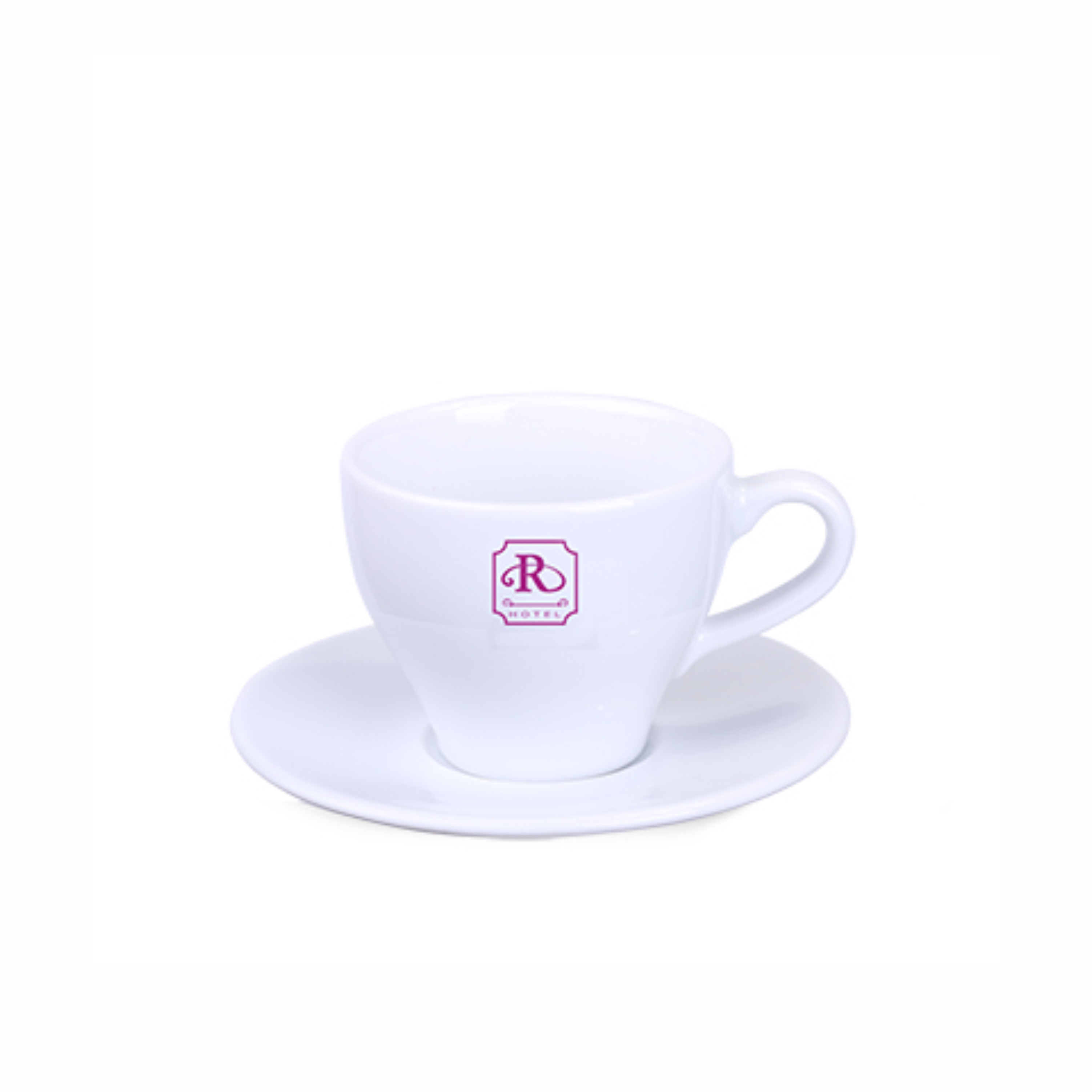 cup with a saucer venezia 200 ml with logo