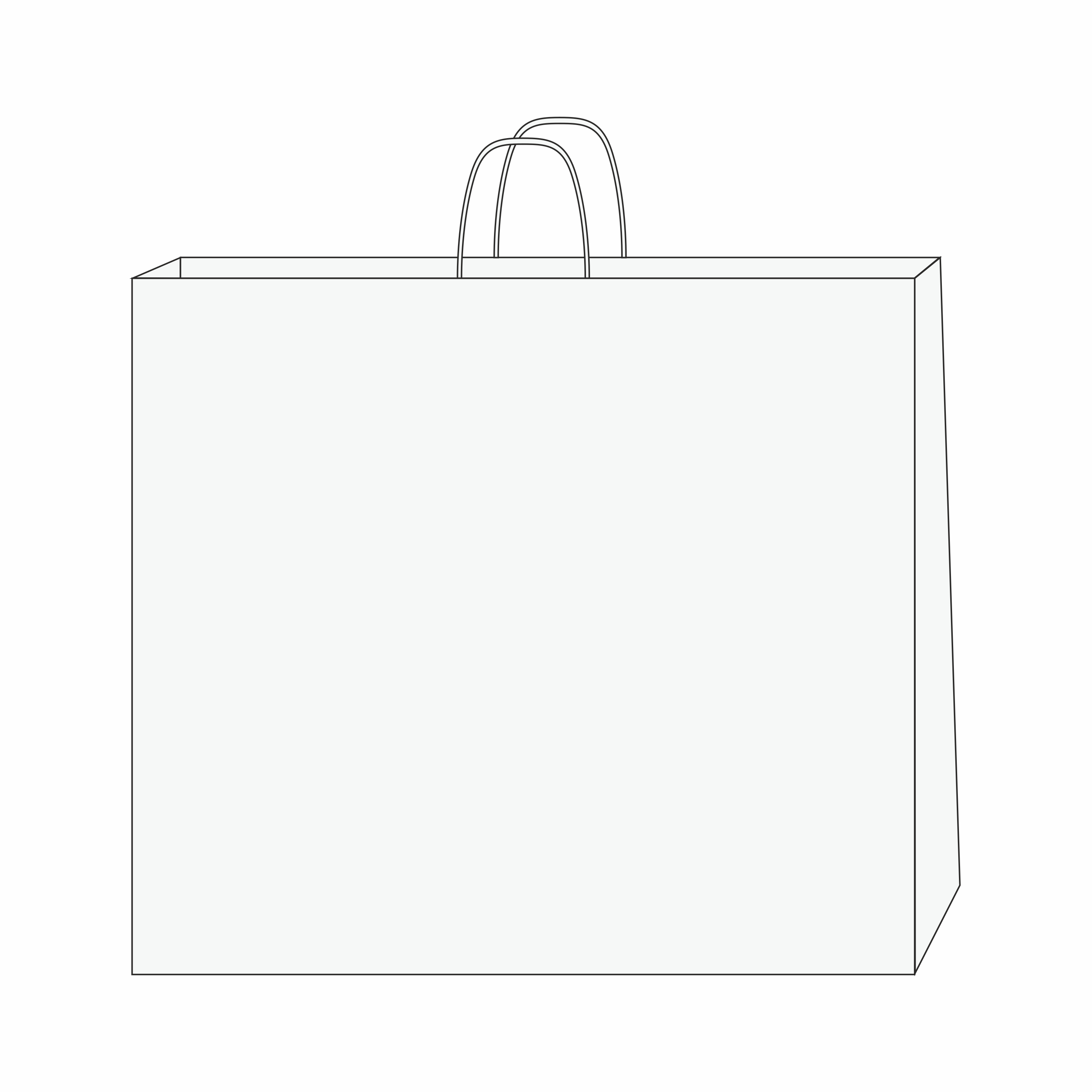 paper bag with spiral handles 49.5 x 14 x 44 cm with logo