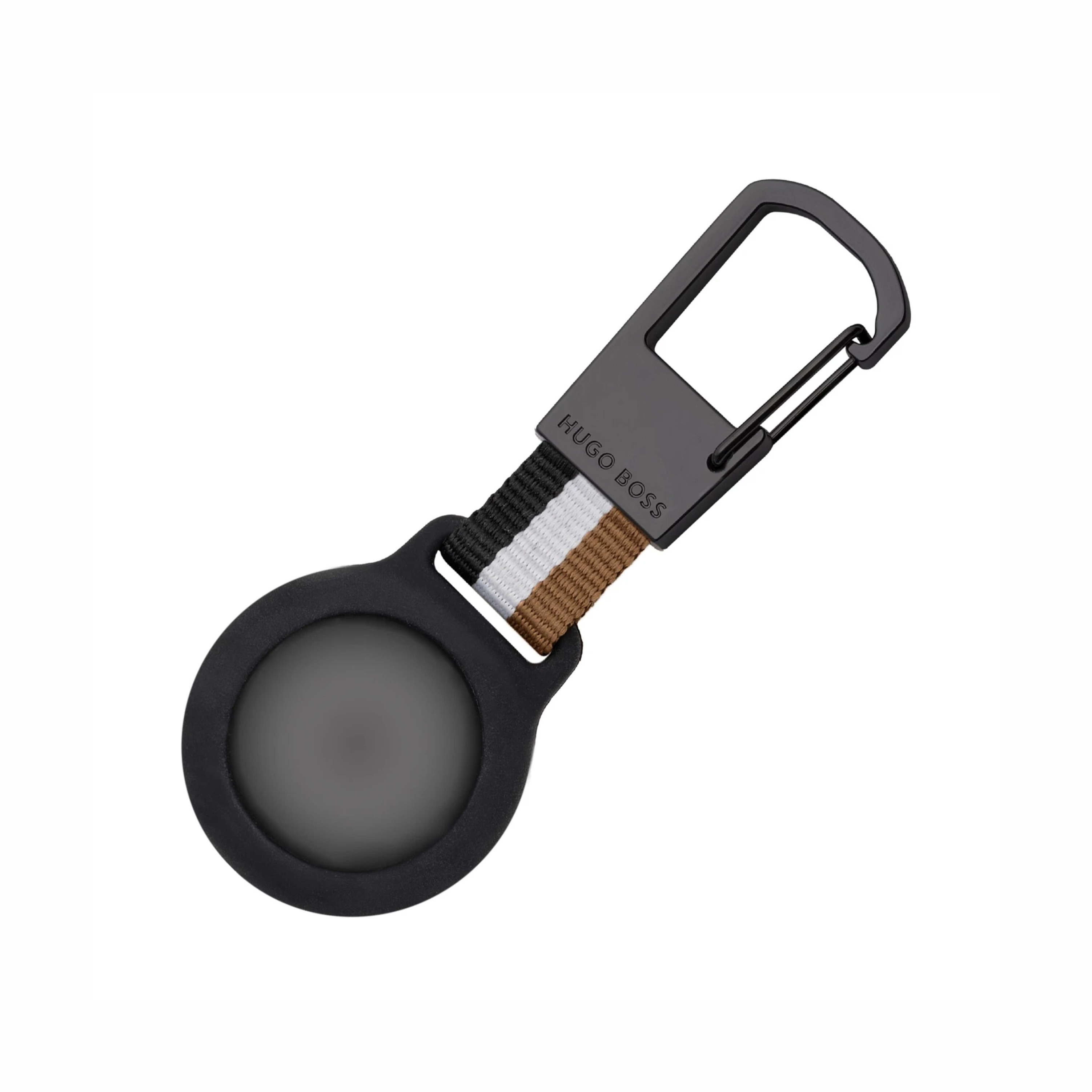 keyring air tag holder hugo boss with logo
