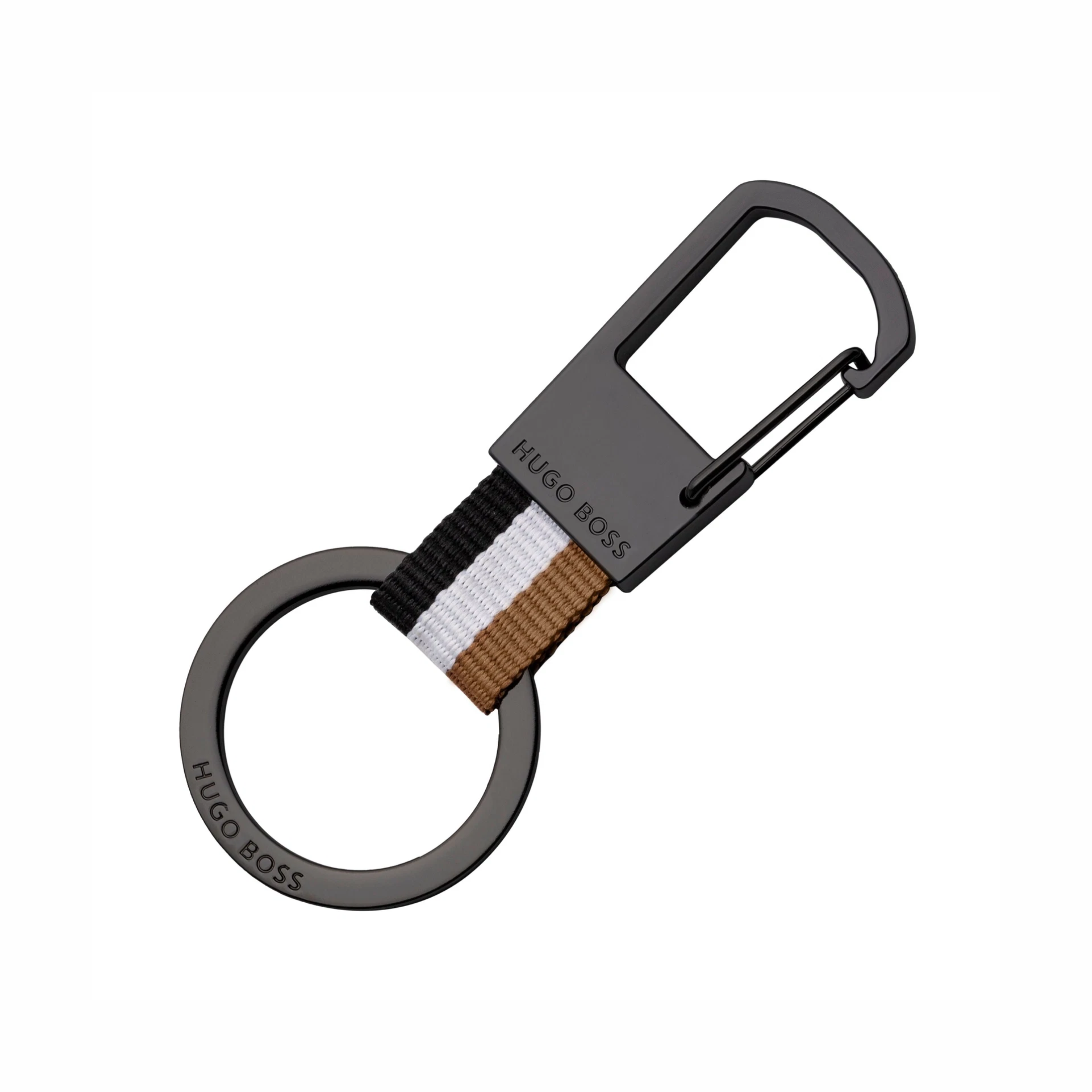 keyring iconic hugo boss with logo