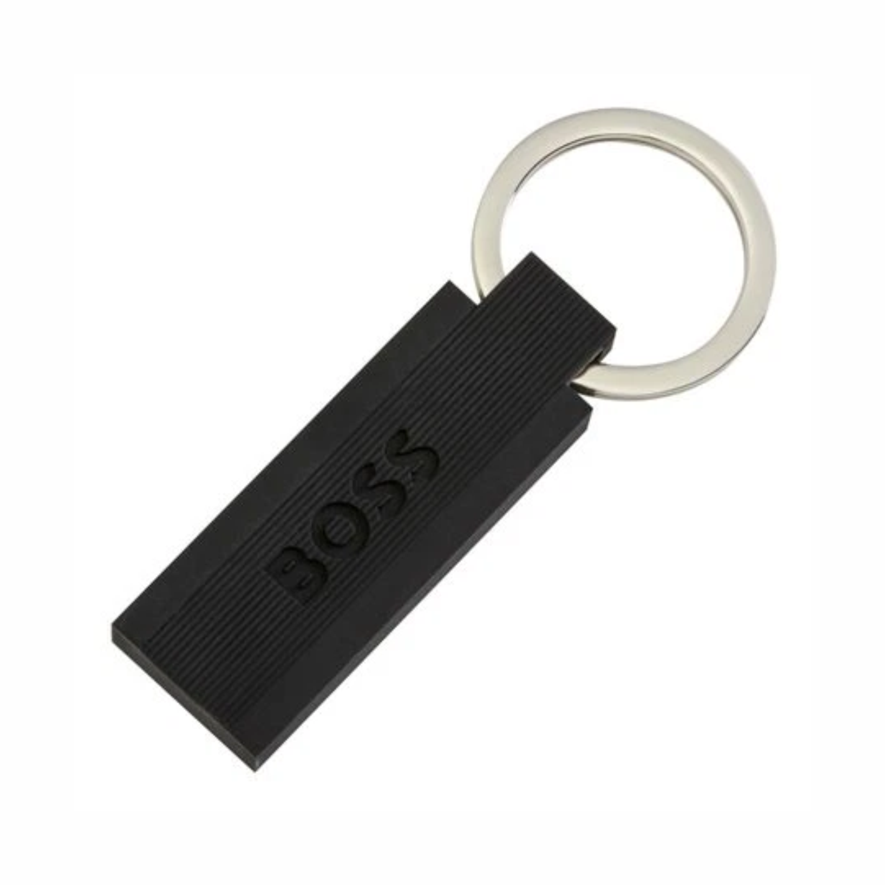 keyring edge iconic hugo boss with logo