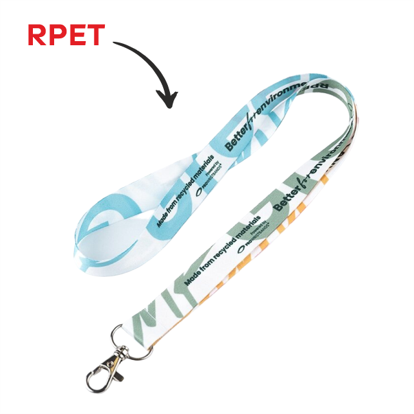 lanyard sublimation rpet with logo