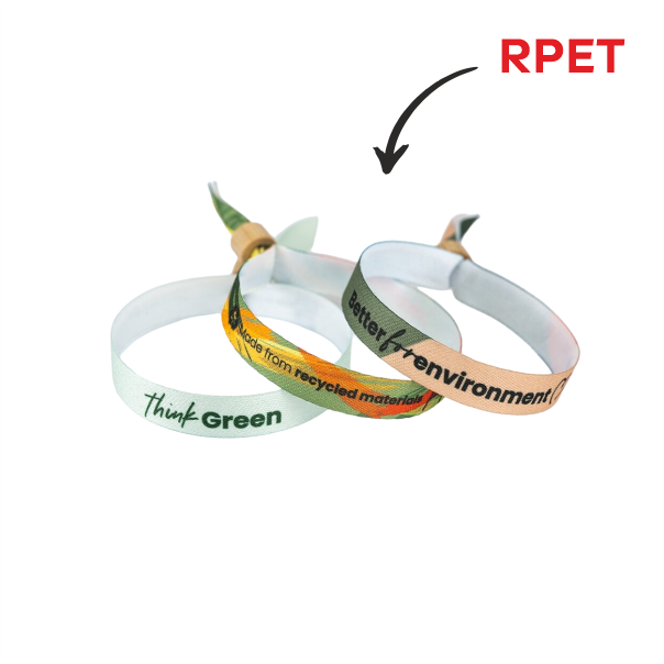 fabric wristbands (rpet) with logo