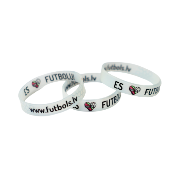 custom-made silicone wristband with logo