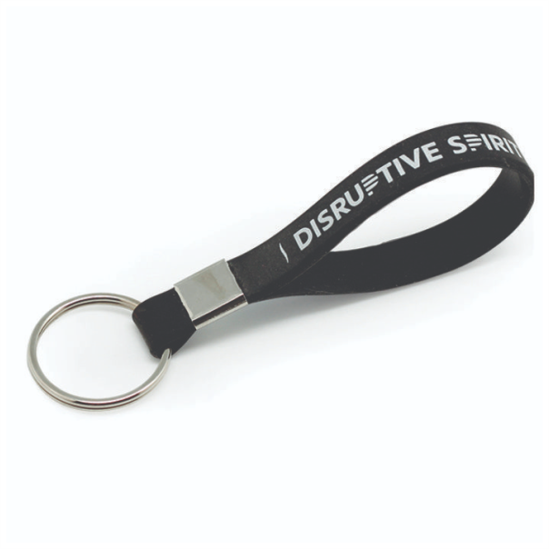 keyring silicone (custom-made) with logo