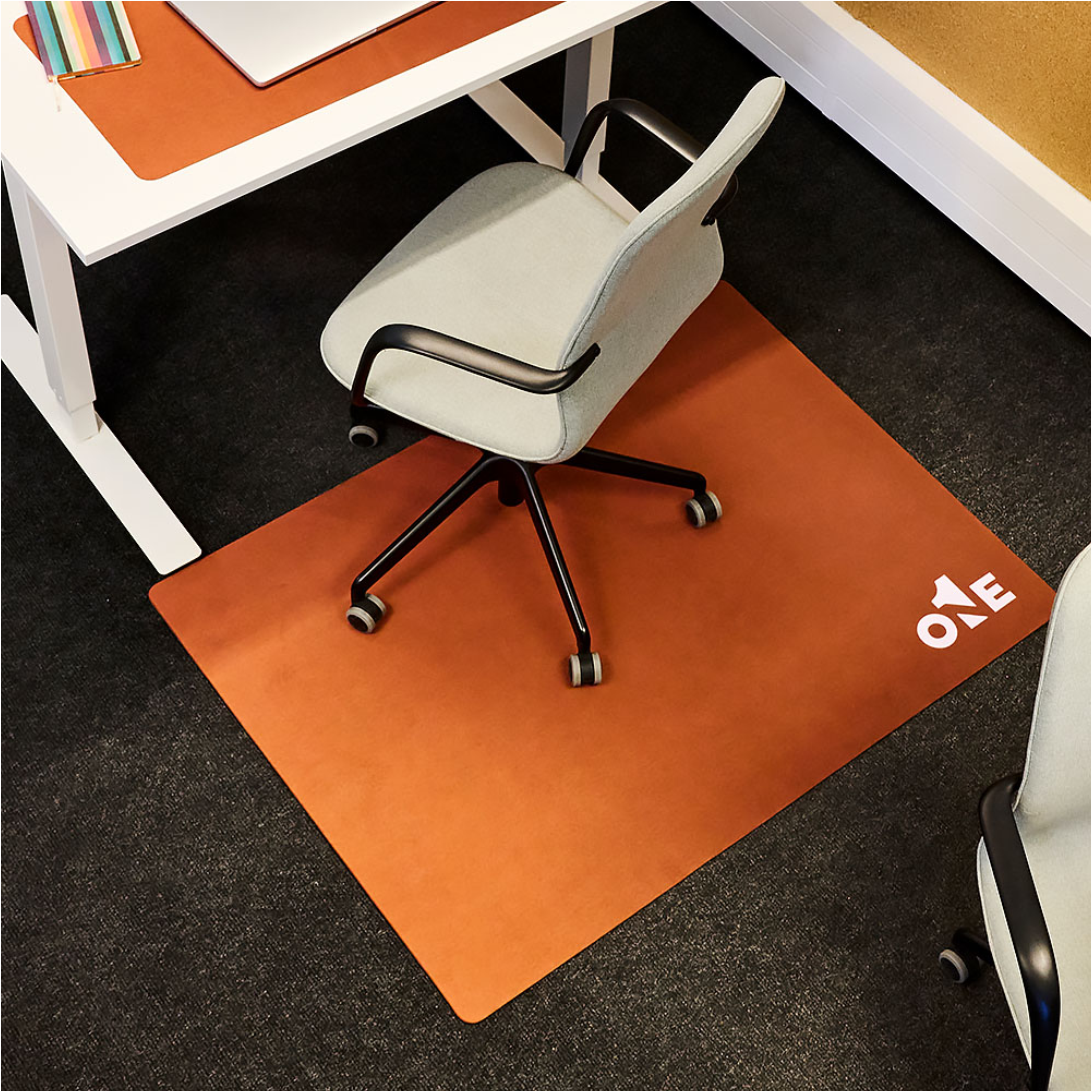 floor mat - for chair with logo