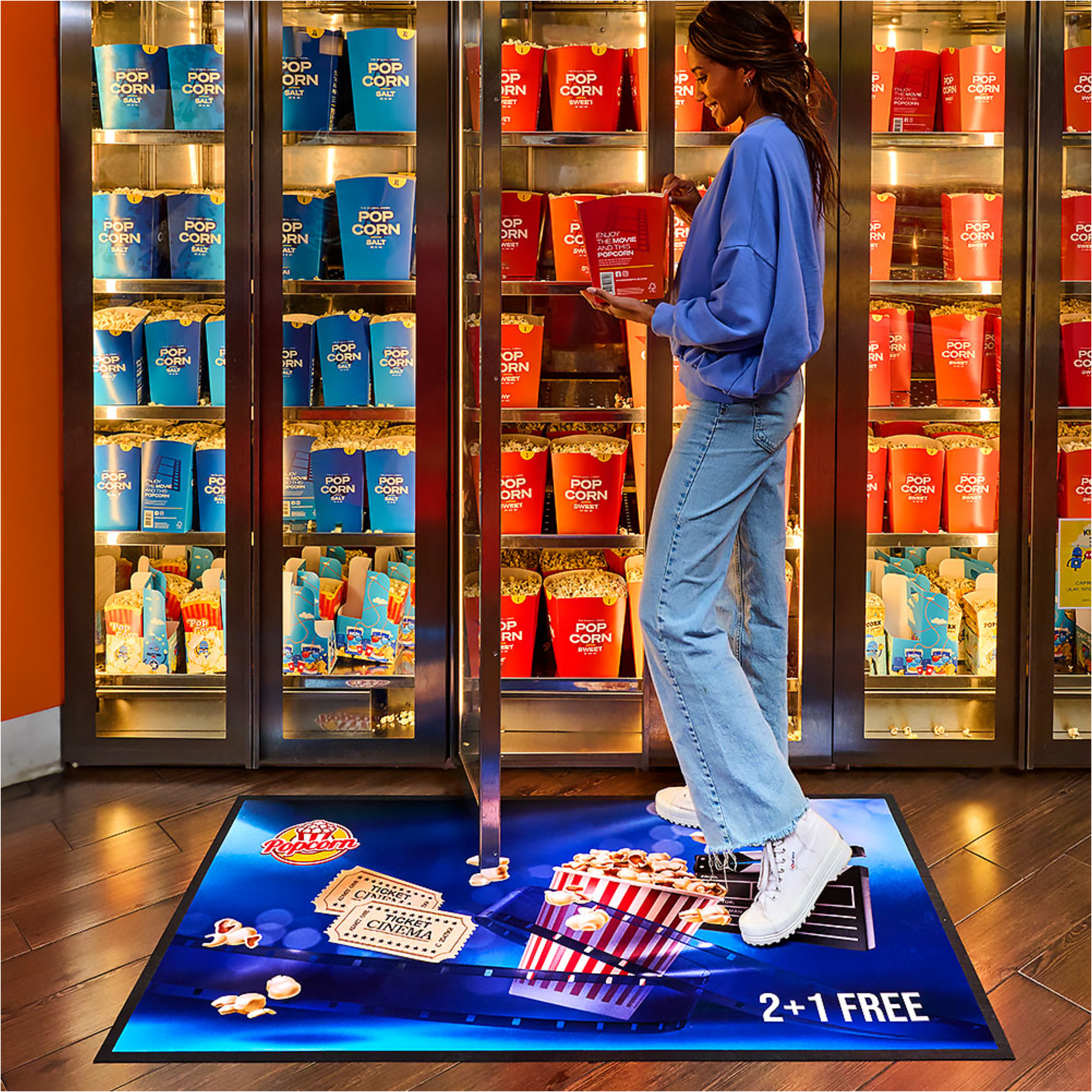 floor mat - indoors (promotional) with logo