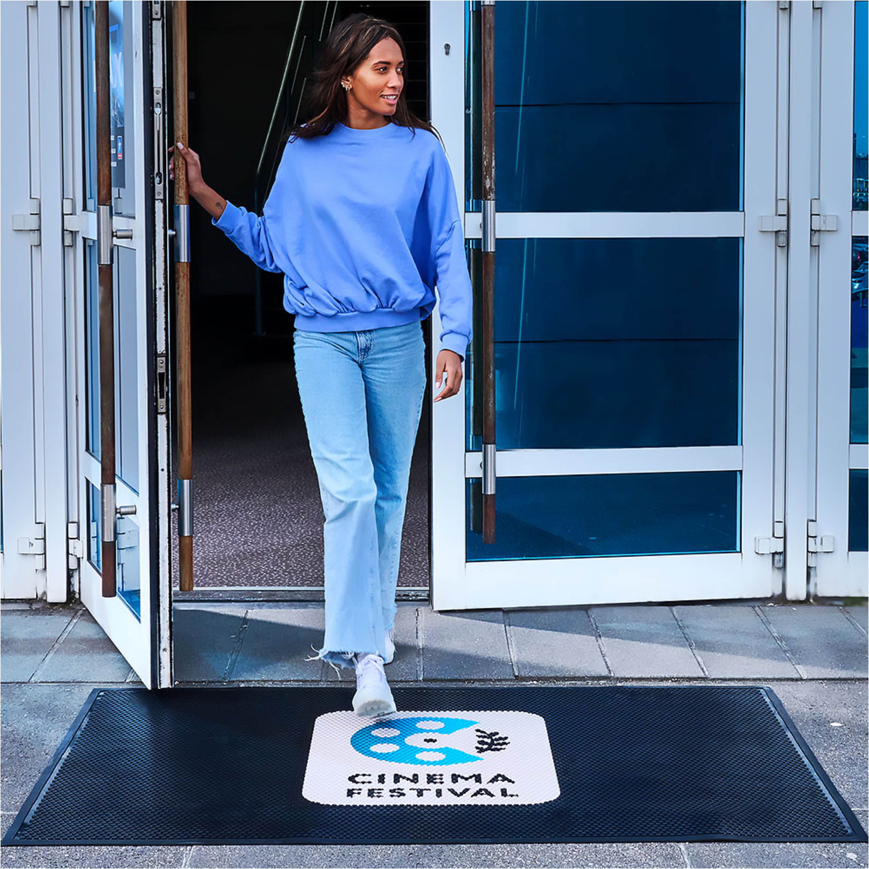 floor mat - indoor and outdoor with logo