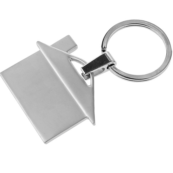 keyring house home with logo