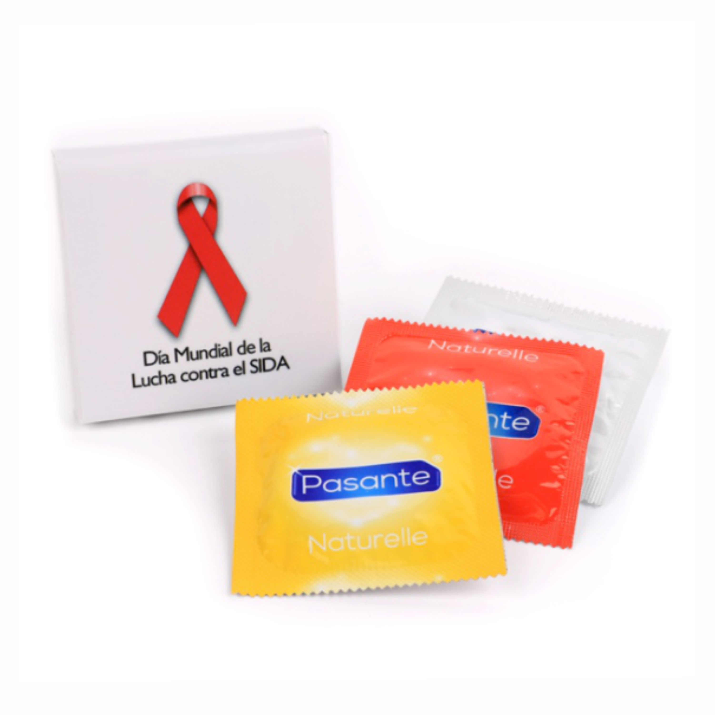 condoms in package - 3 pcs trio64 with logo