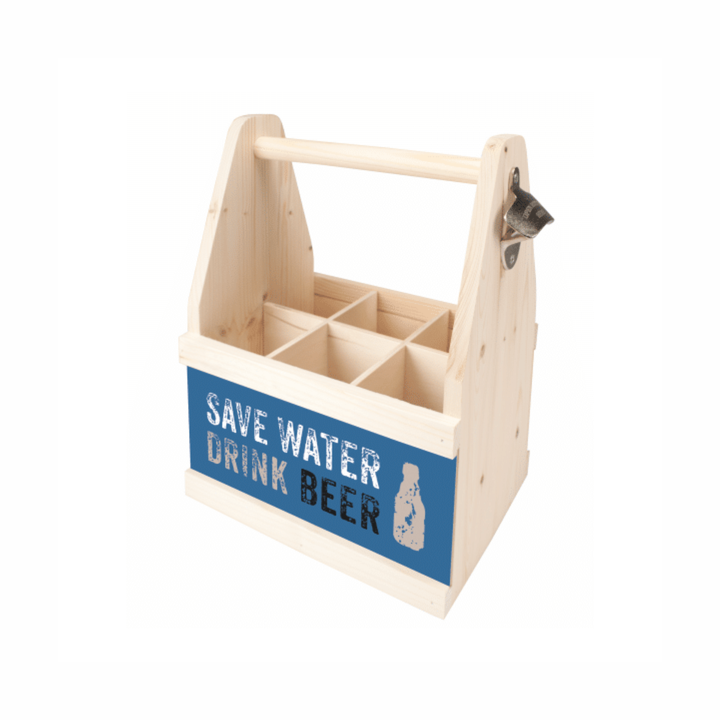 wine caddy - for 4 bottles with logo