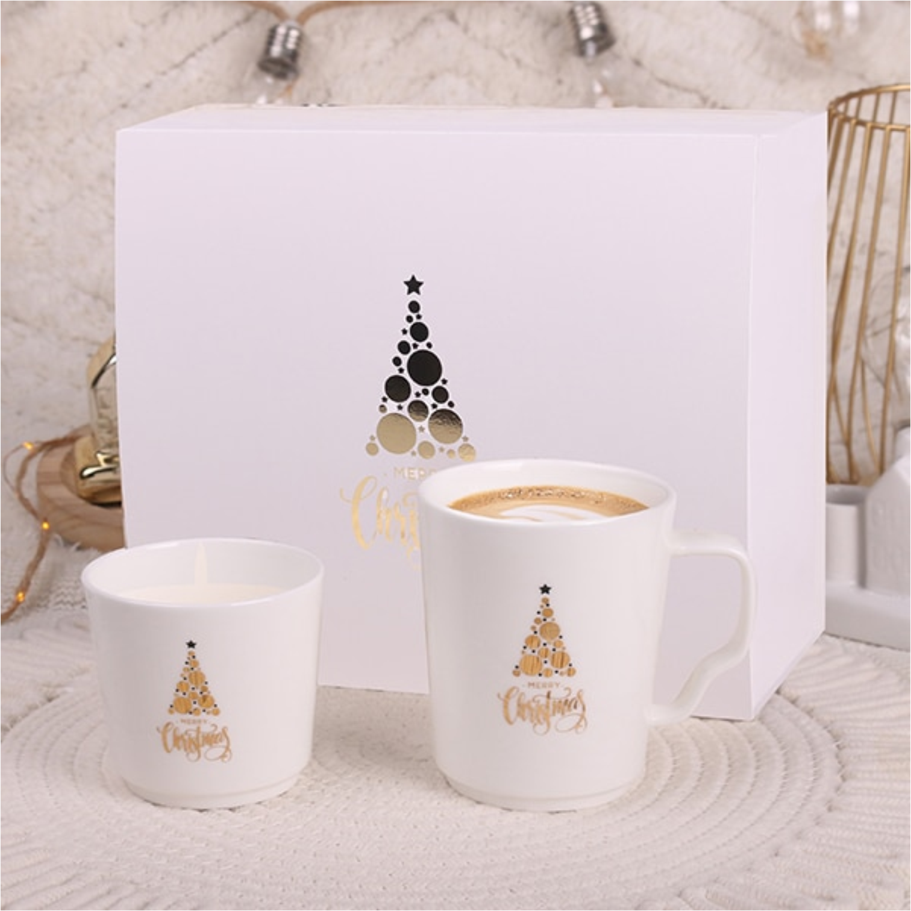 gift set - snowflake sparkle with logo