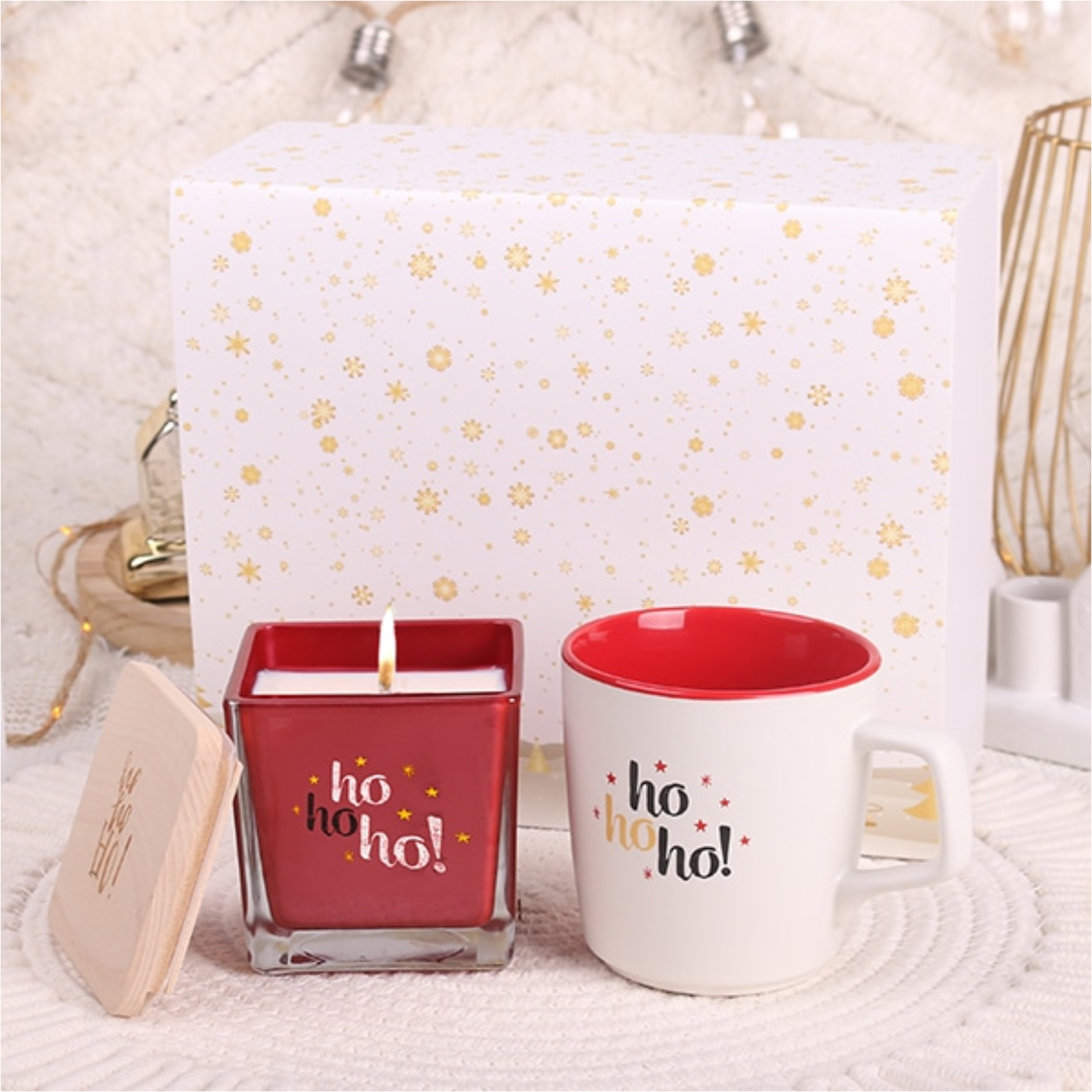 gift set - christmas glow with logo