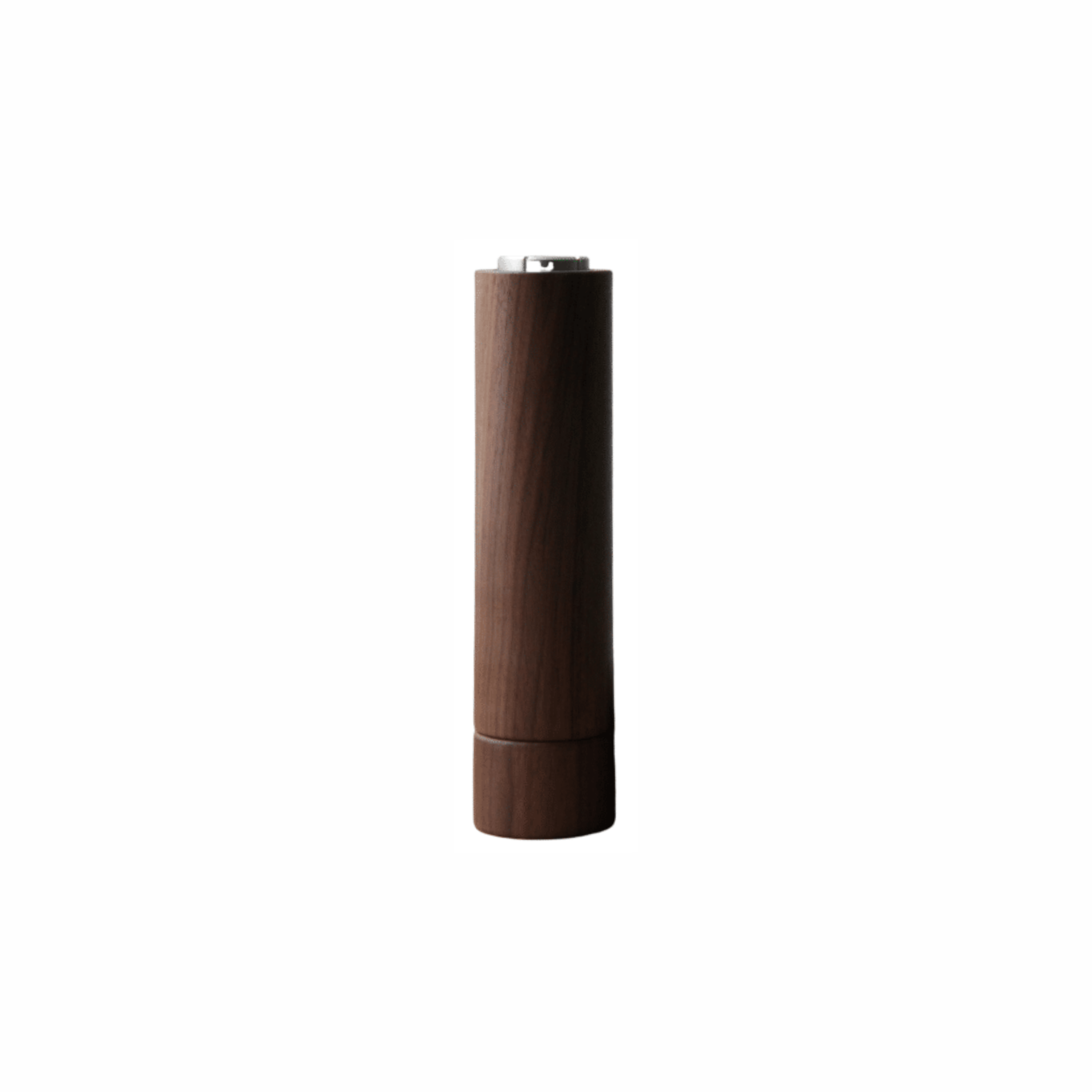 salt or pepper mill upside down walnut with logo