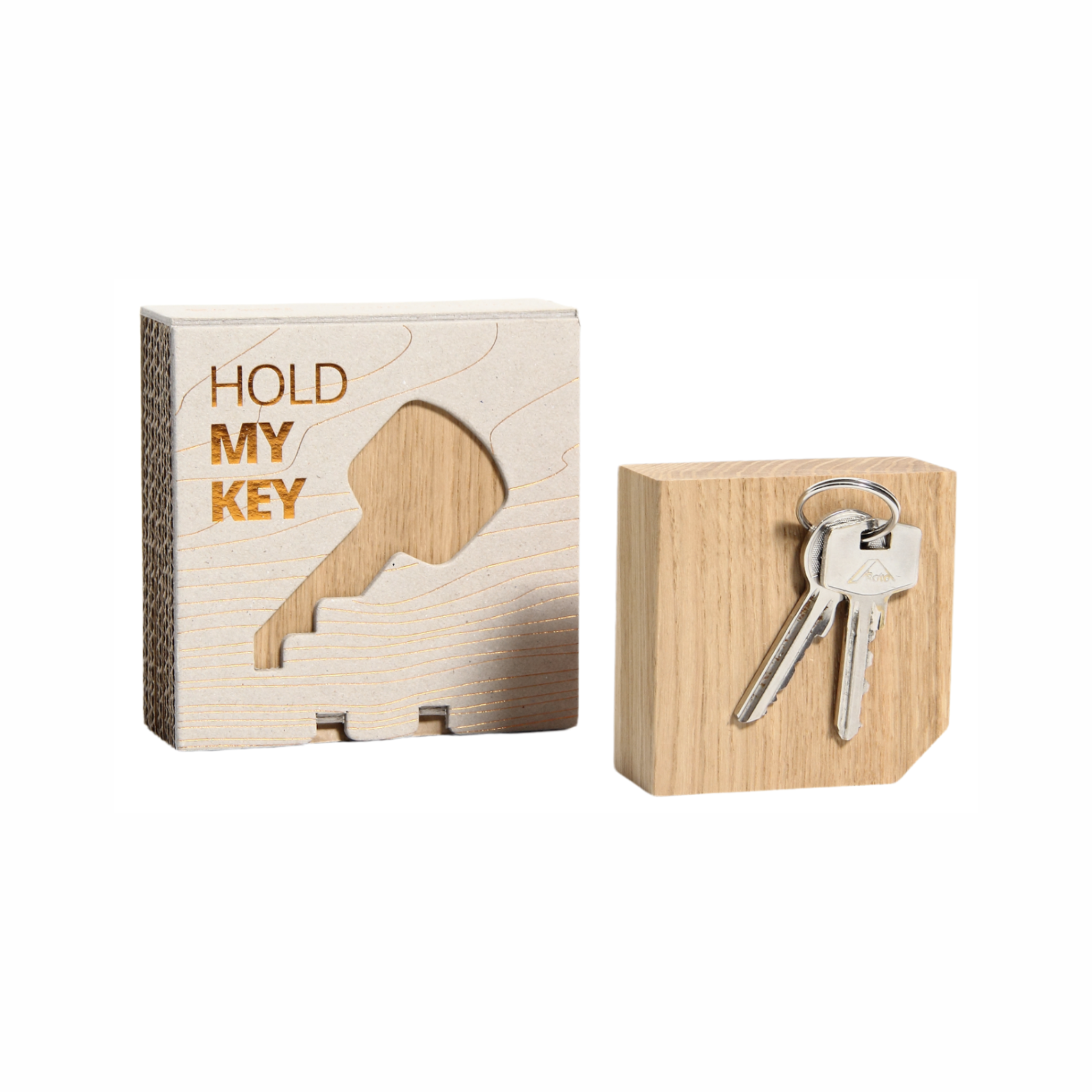 key holder with logo