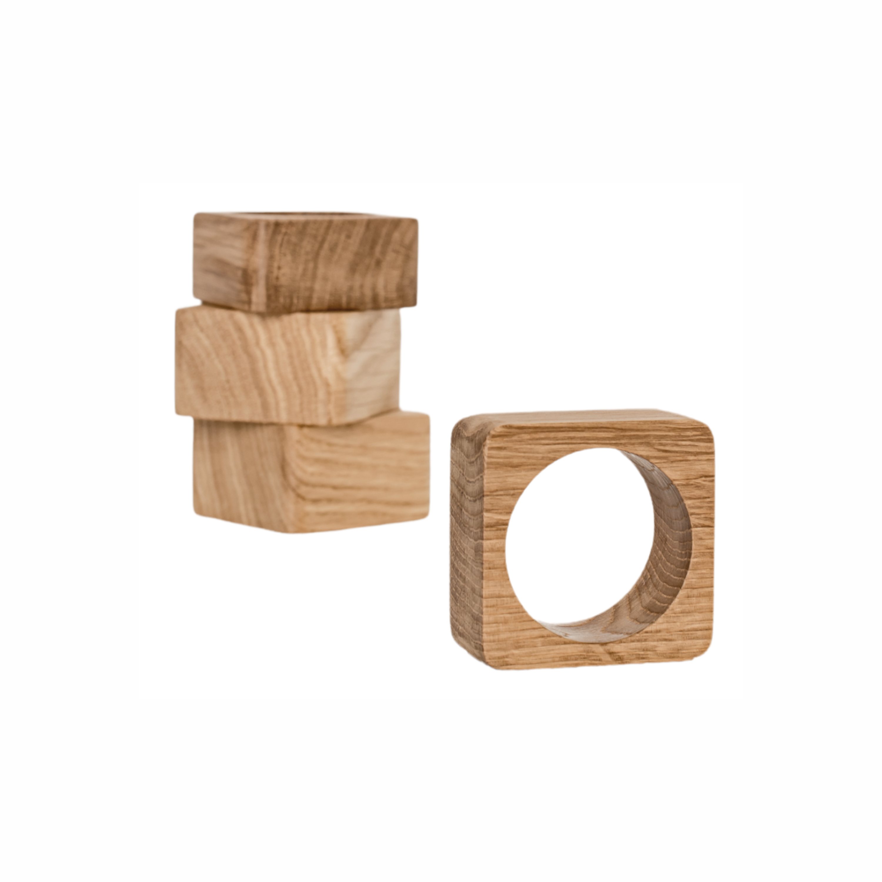 wooden hand towel holder with logo