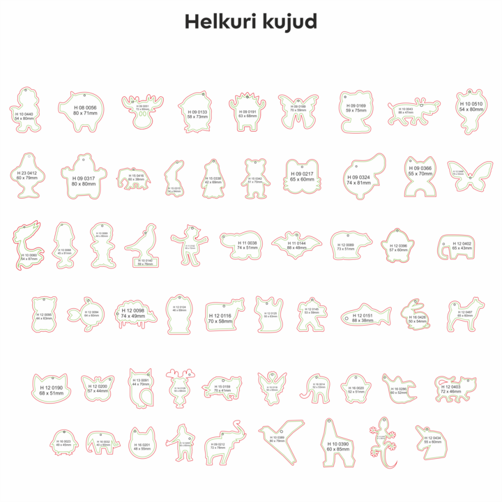 helkur loomade kujud with logo