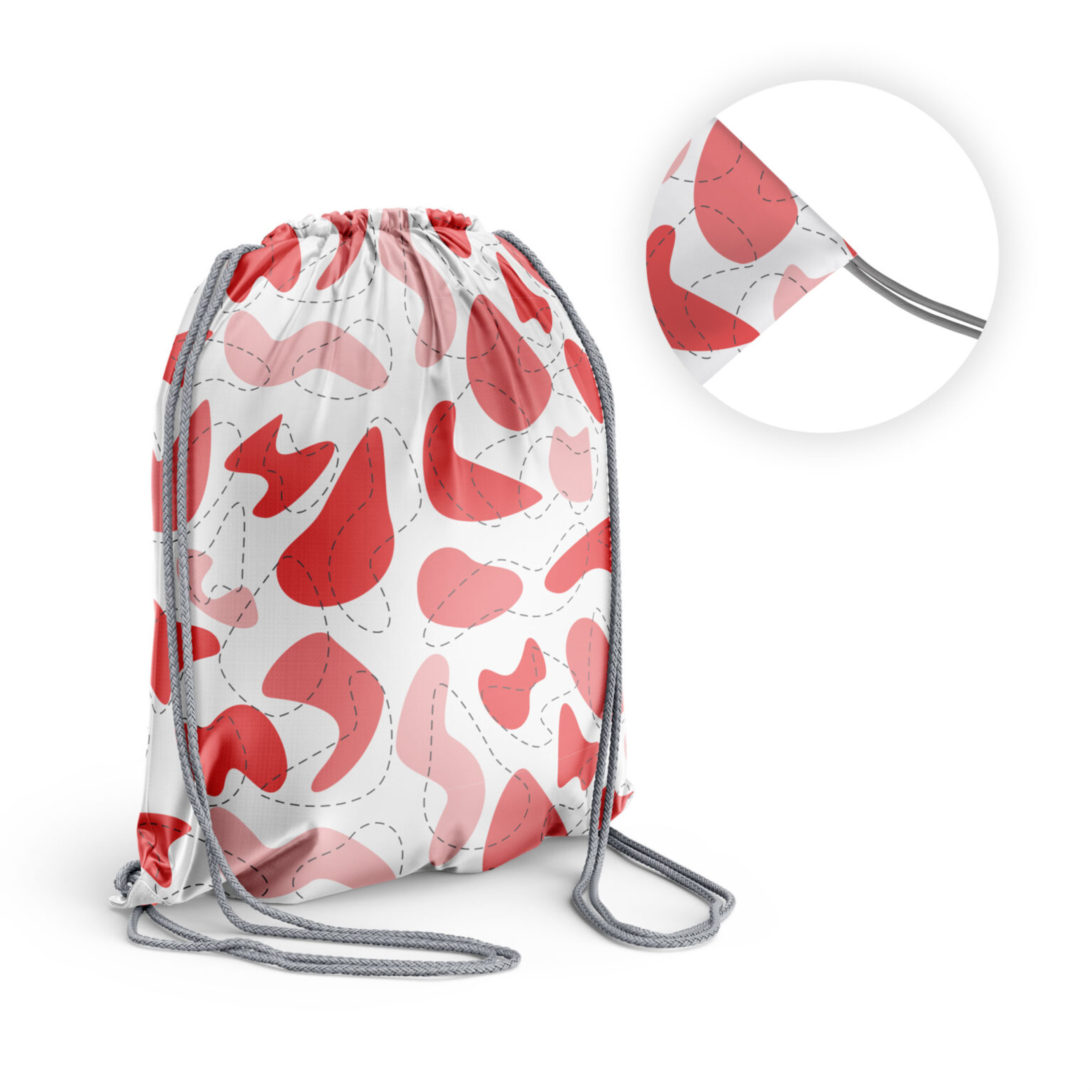 drawstring bag sublimation basic (custom-made) with logo