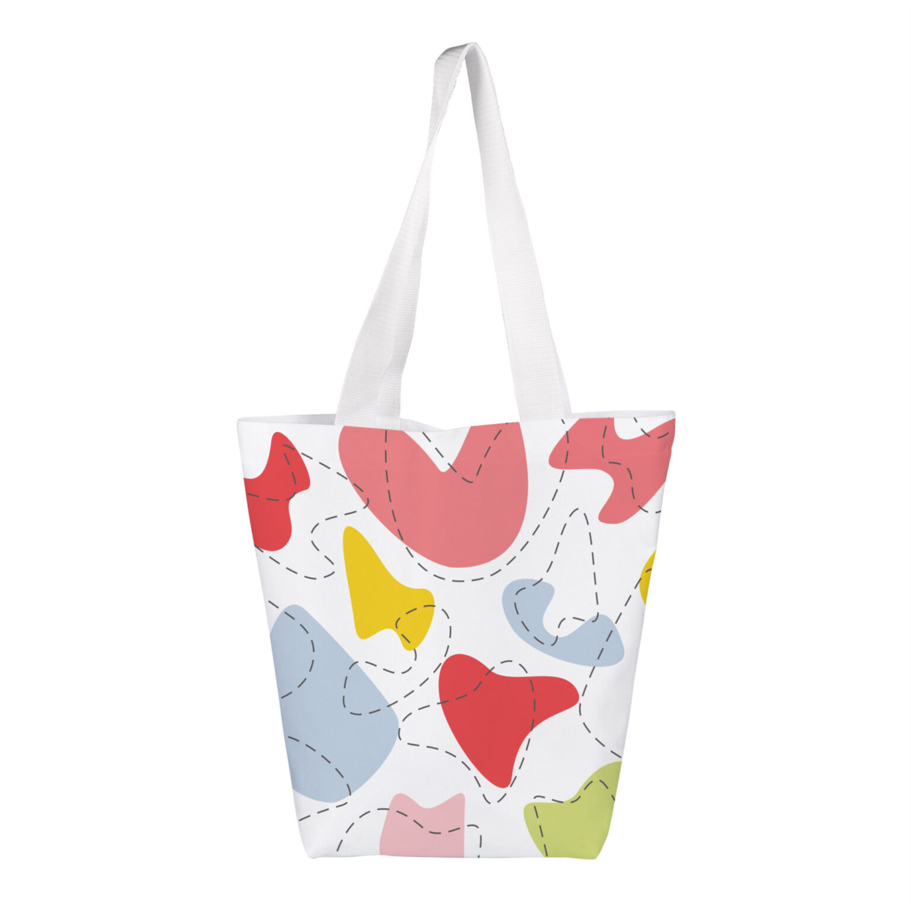 tote bag sublimation rainbow (custom-made) with logo