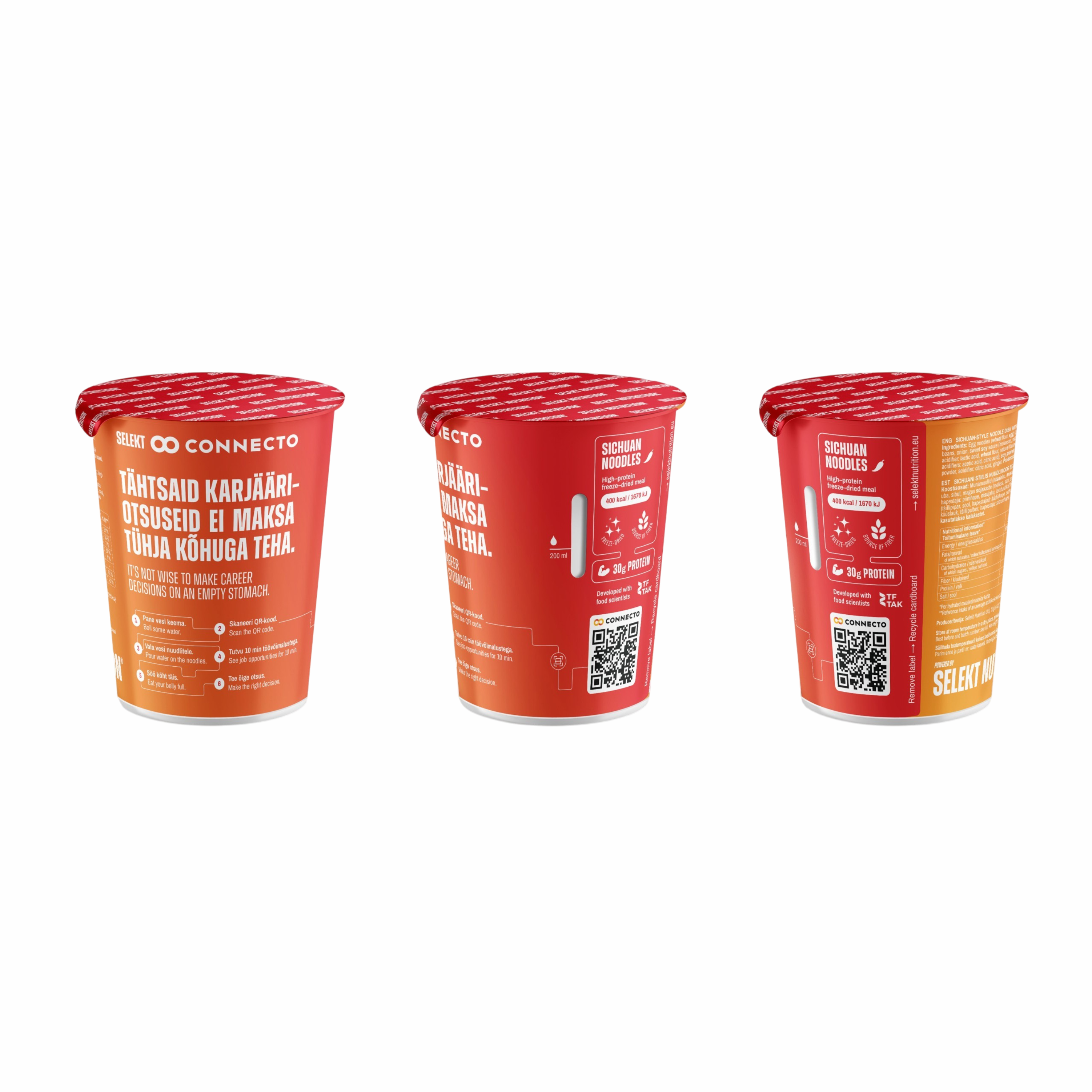freeze-dried meal nutrition (custom-made) with logo