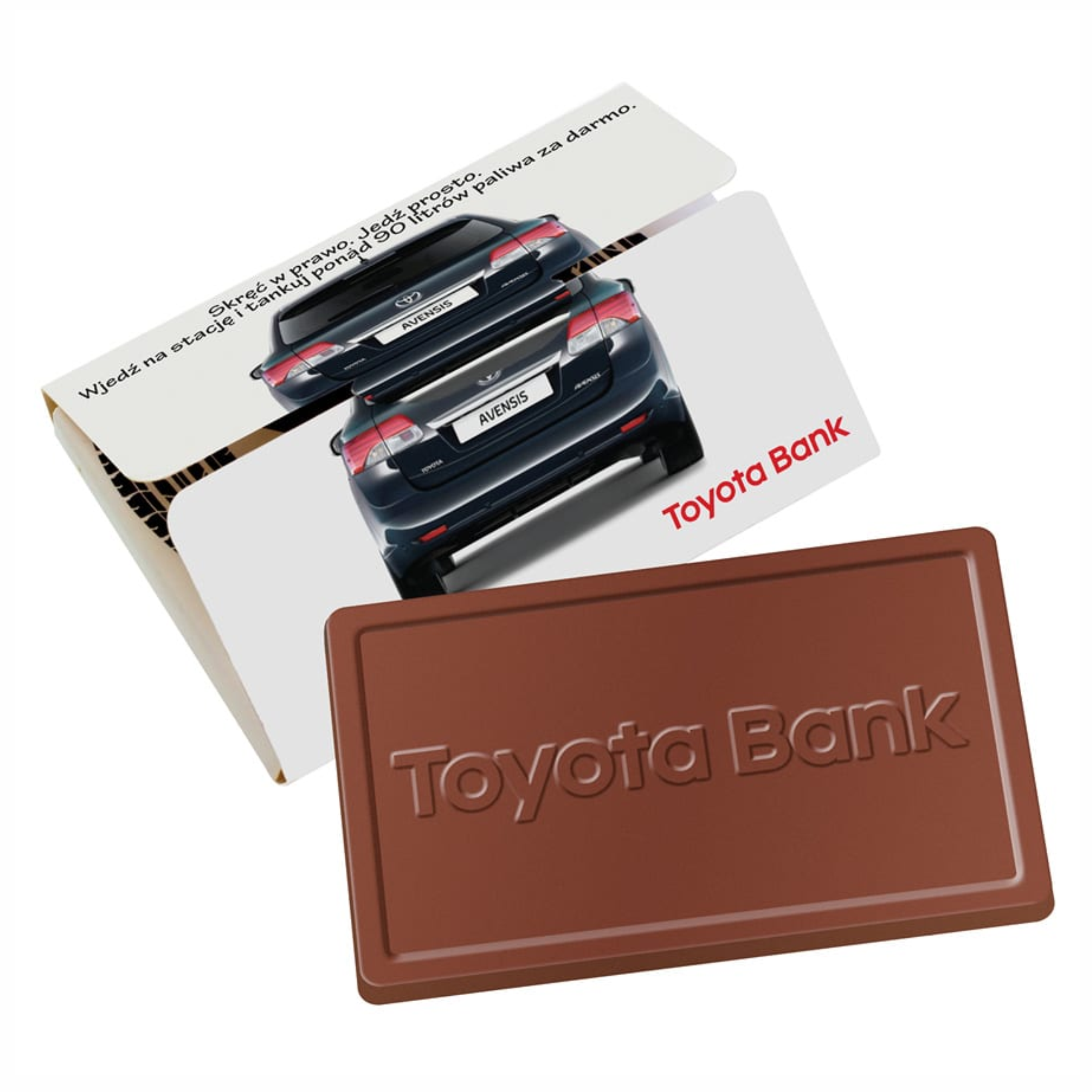 chocolate 20g business card with logo