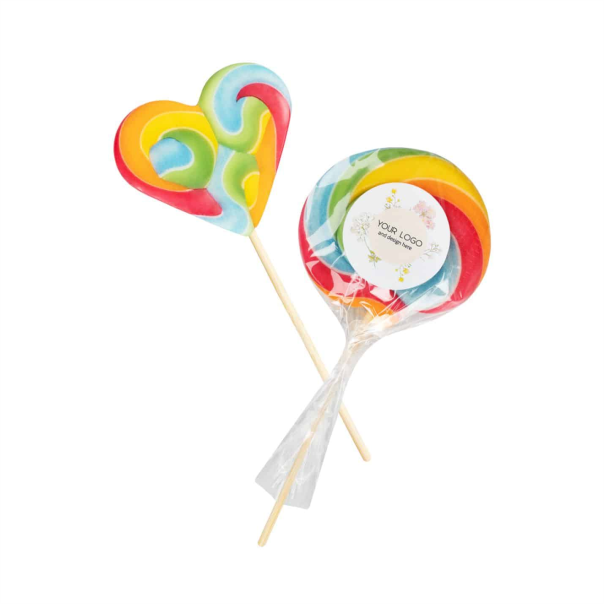 lollipop rainbow with logo