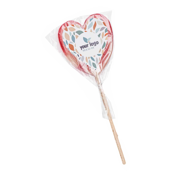 lollipop heart with logo