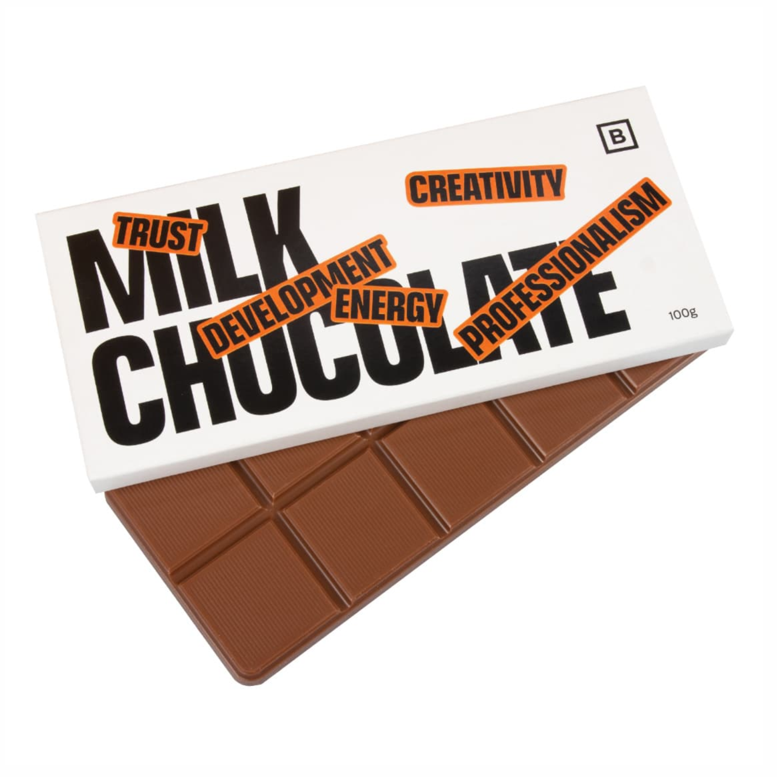 chocolate 100g with logo