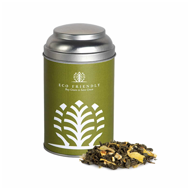 tea in can 50g with logo