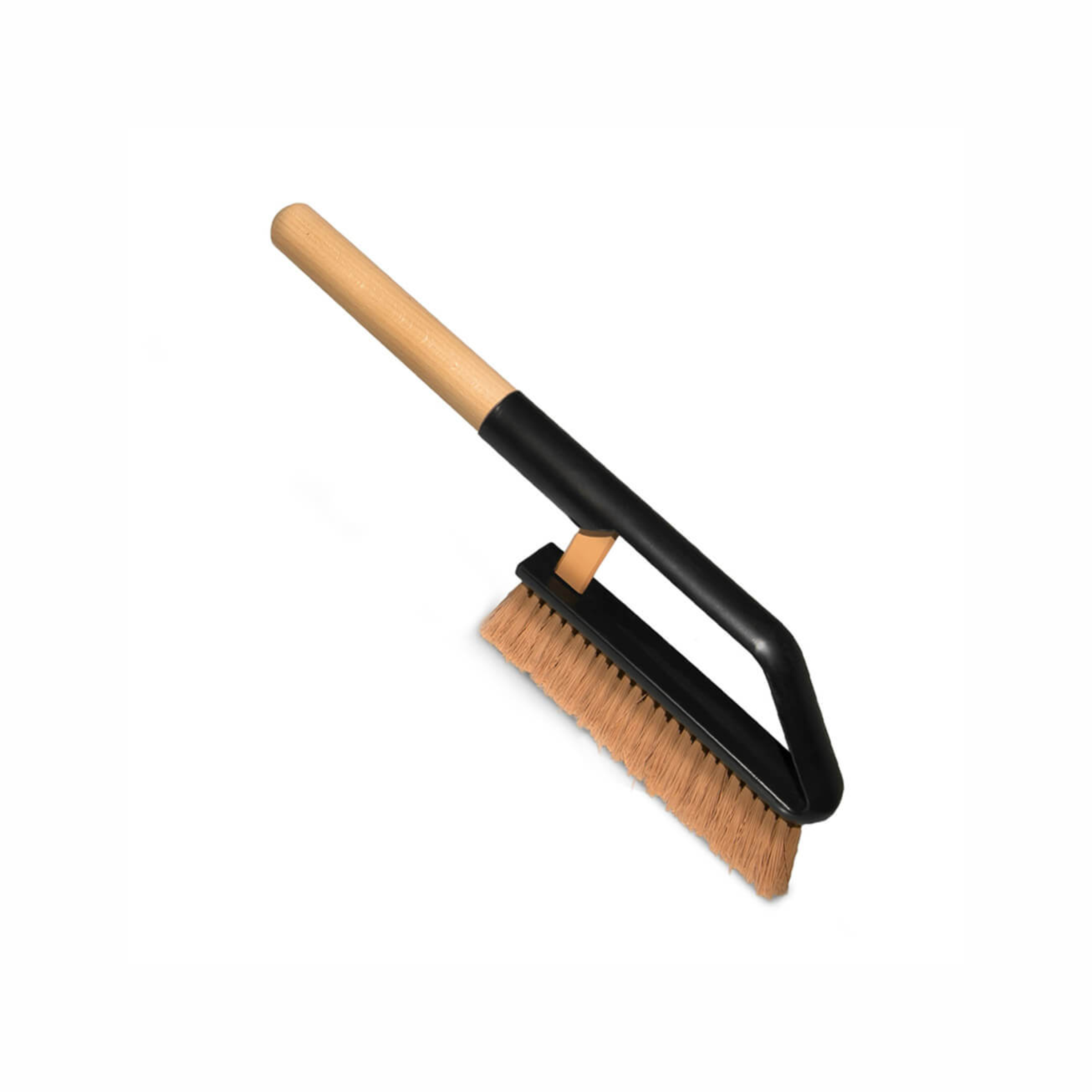 wooden snow brush 42 cm with logo