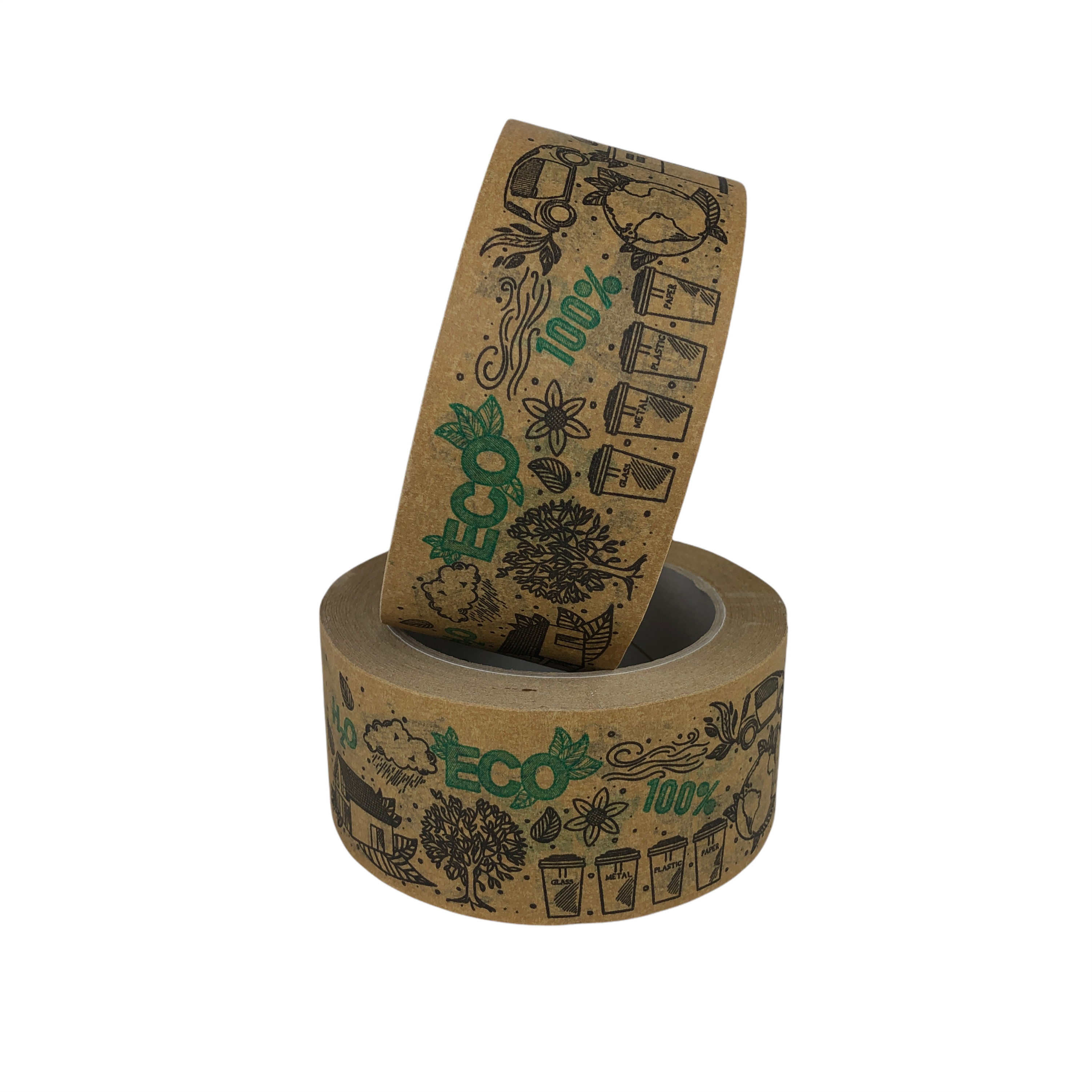 printed packing tape - kraft paper with logo