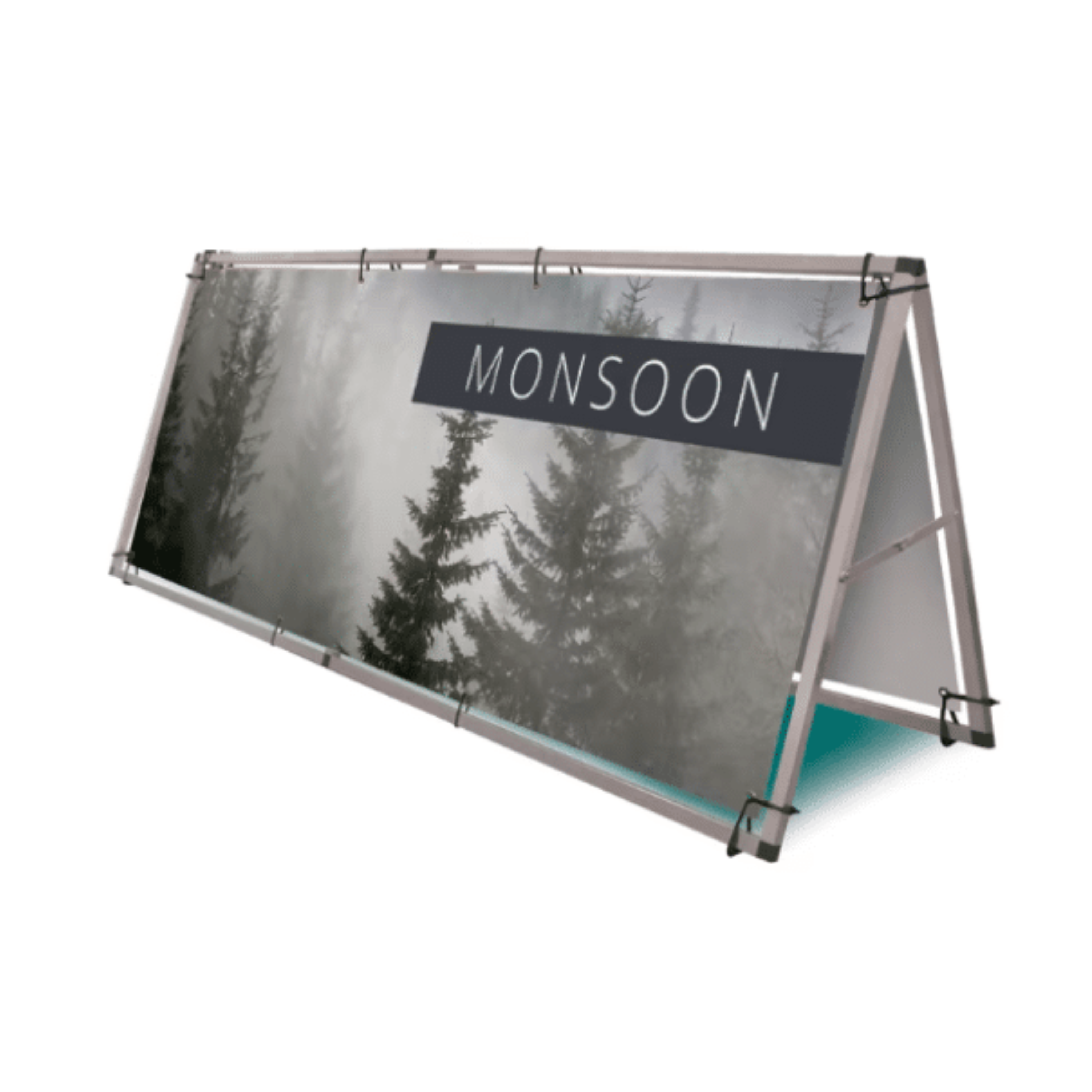 advertising board - monsoon with logo