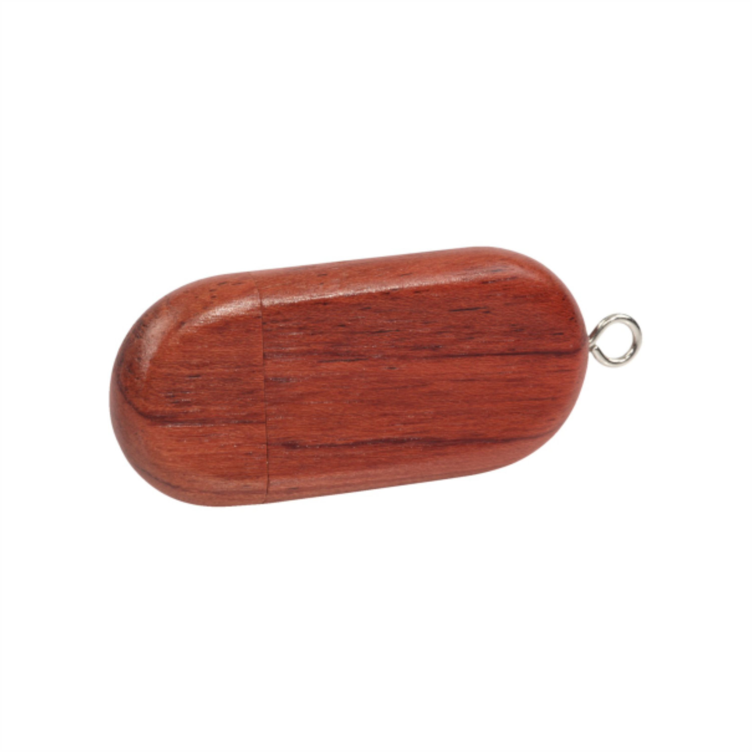 usb flash drive wood oval with logo